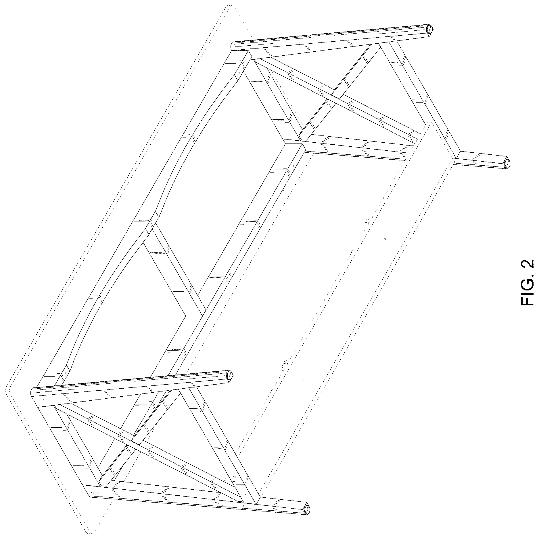 Patent USD1123455 Figure 2 – Desk