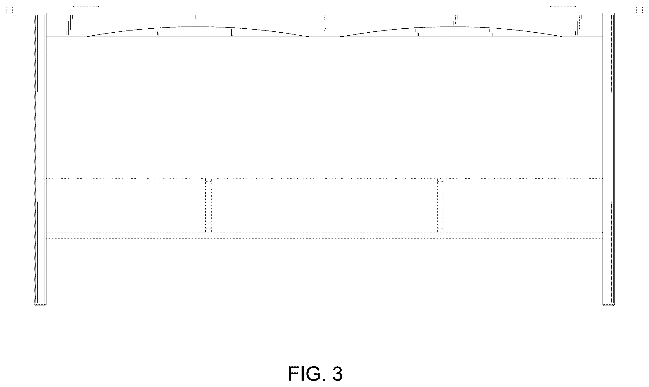 Patent USD1123455 Figure 3 – Desk