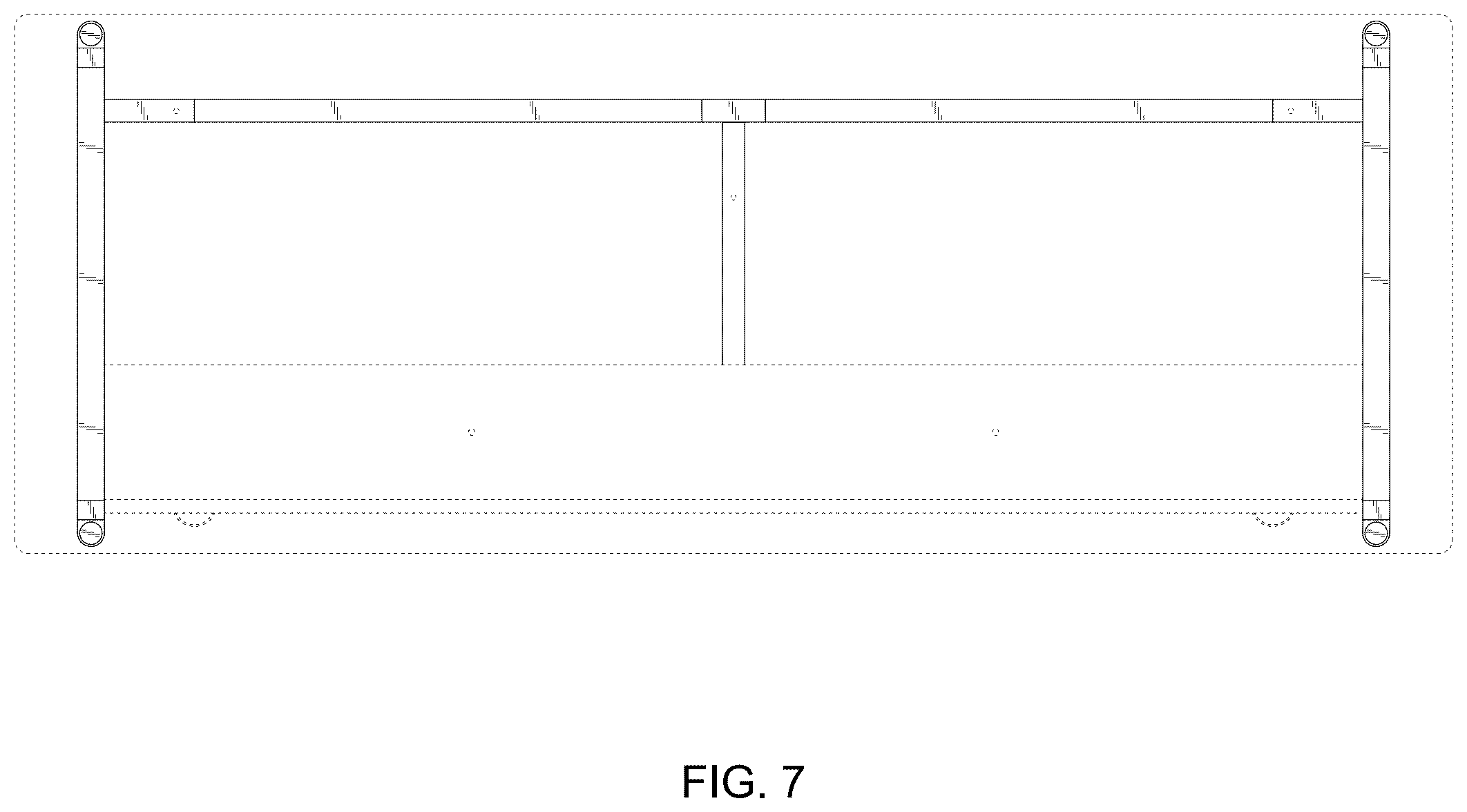 Patent USD1123455 Figure 7 – Desk