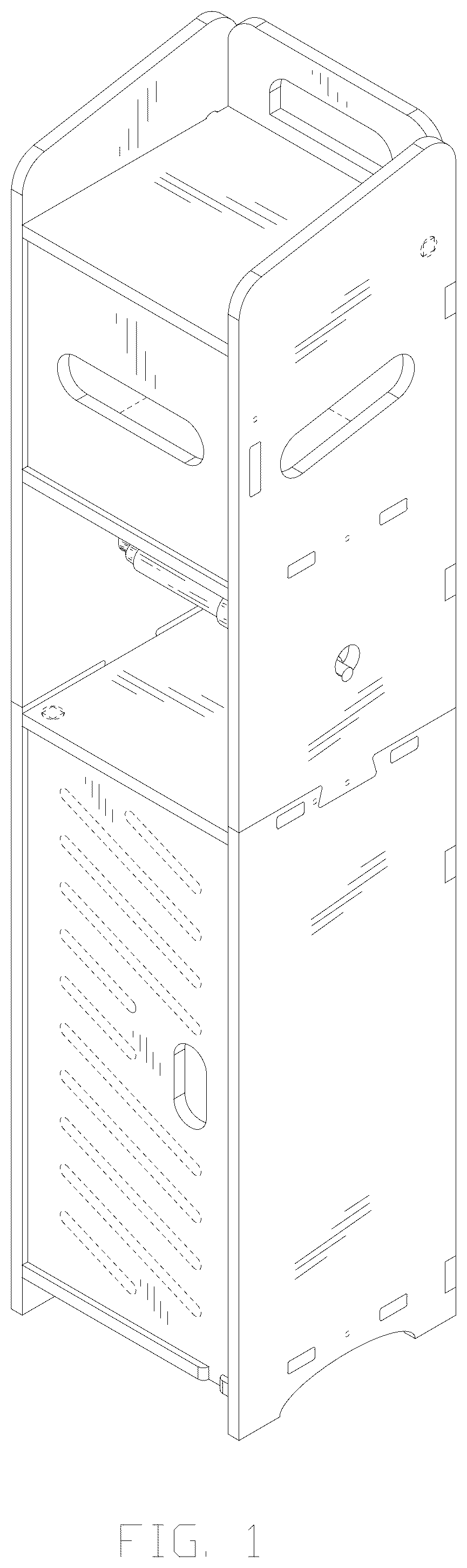 Patent USD1123456 Figure 1 – Storage shelf