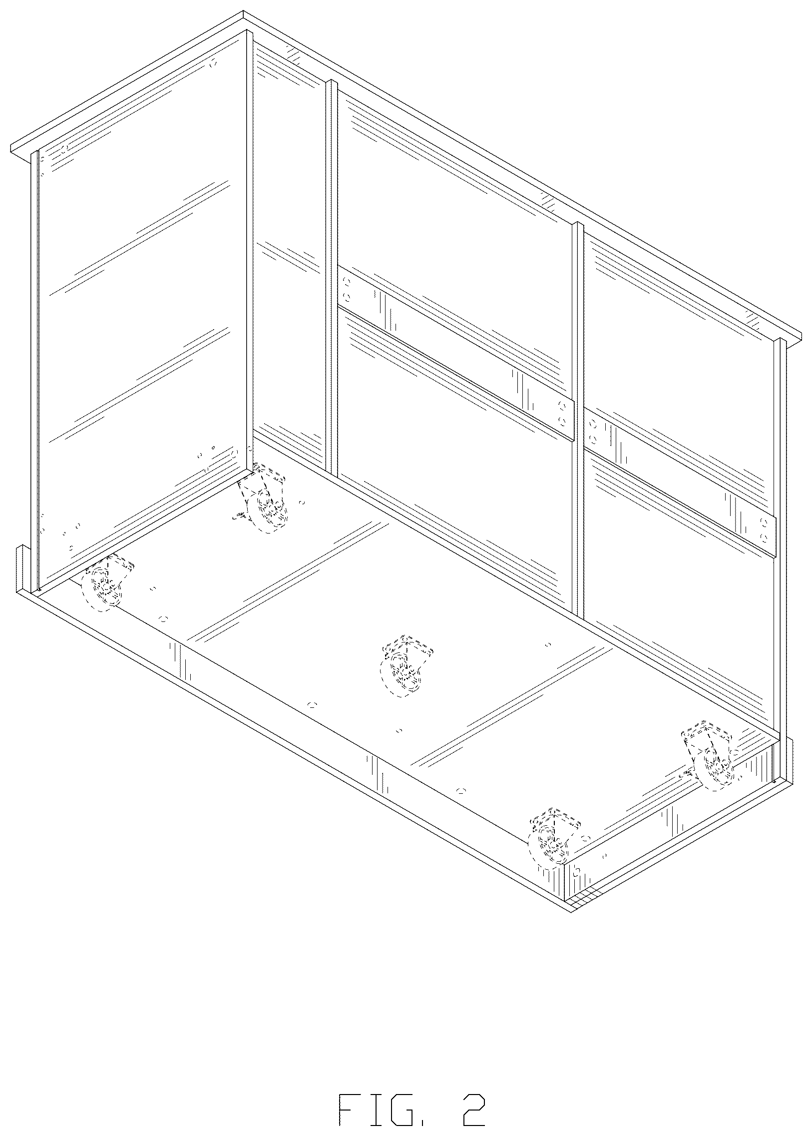 Patent USD1123459 Figure 2 – Cabinet