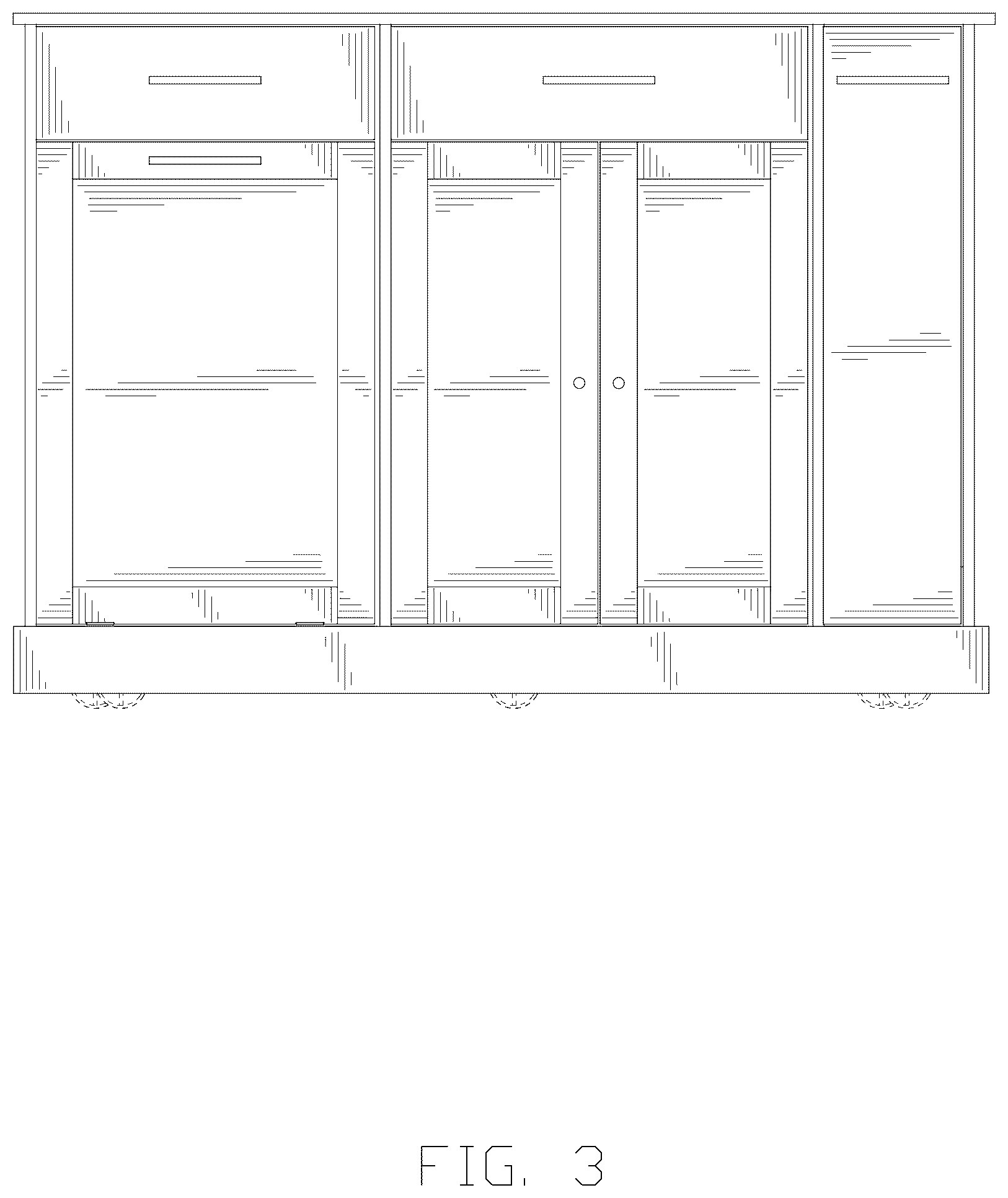 Patent USD1123459 Figure 3 – Cabinet