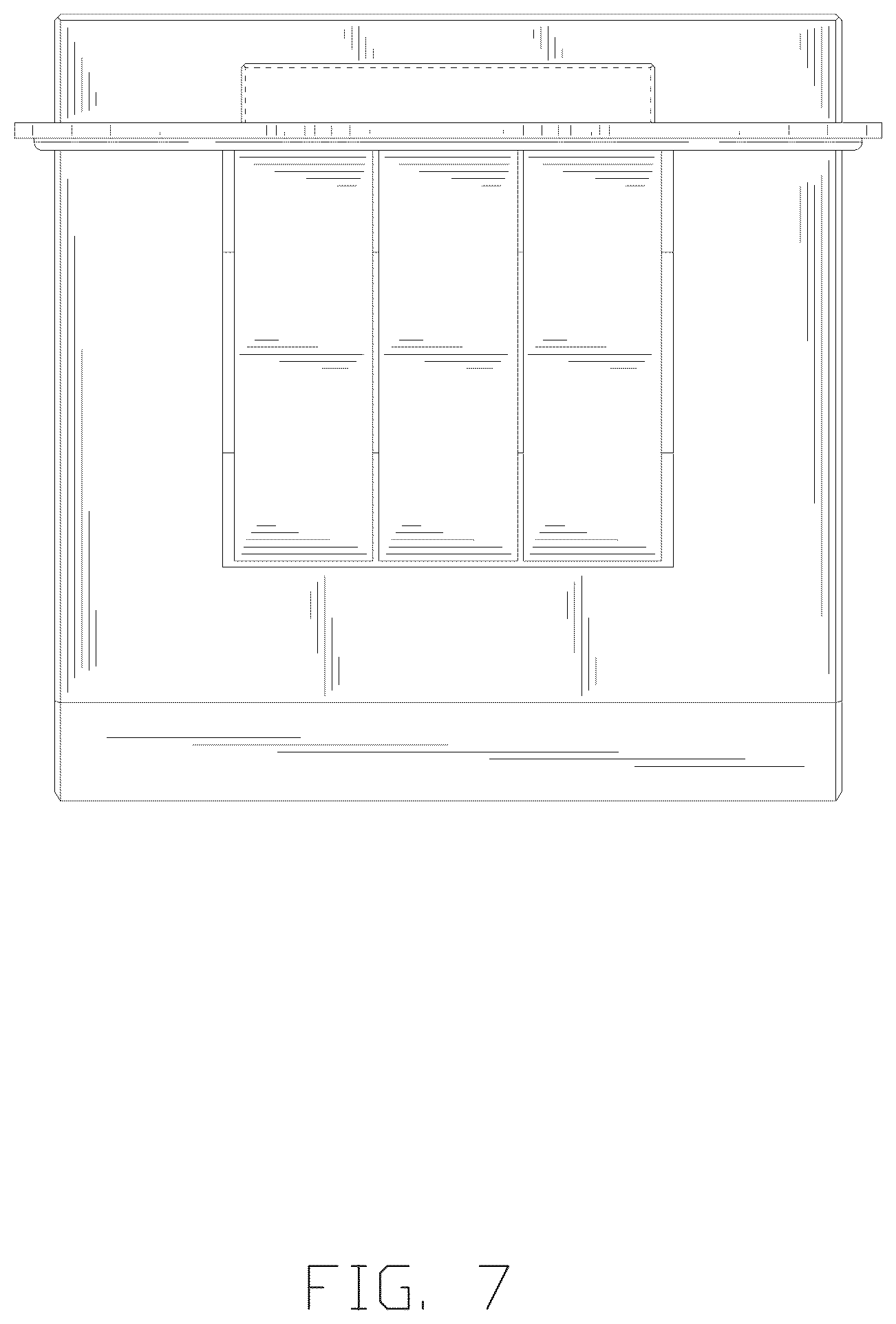 Patent USD1123463 Figure 7 – Display stand