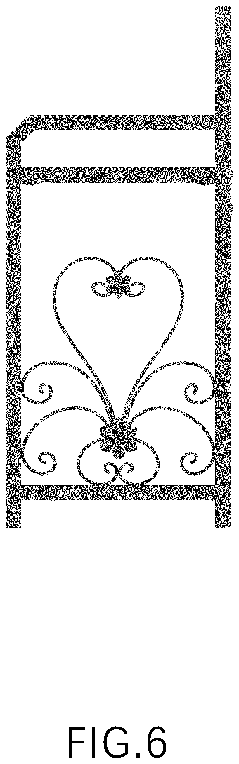 Patent USD1123464 Figure 6 – Flowerpot stand