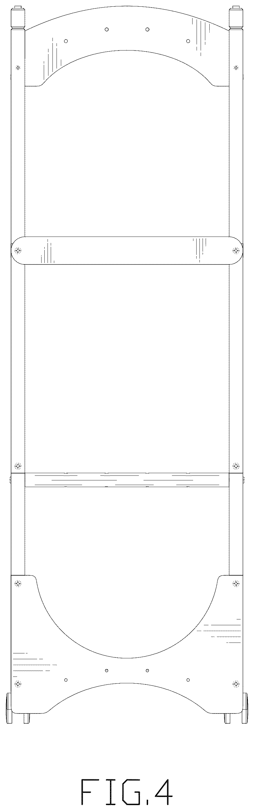 Patent USD1123465 Figure 4 – Toy storage rack