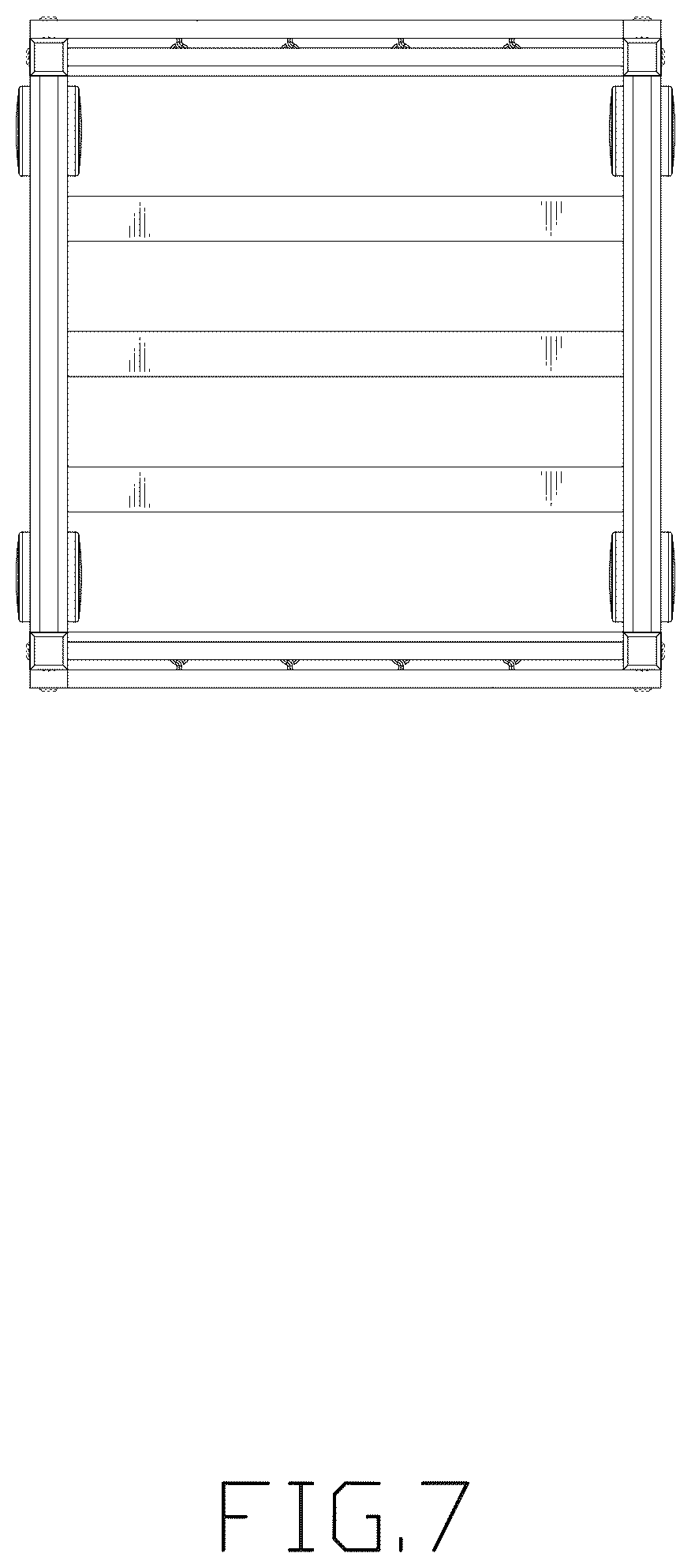 Patent USD1123465 Figure 7 – Toy storage rack