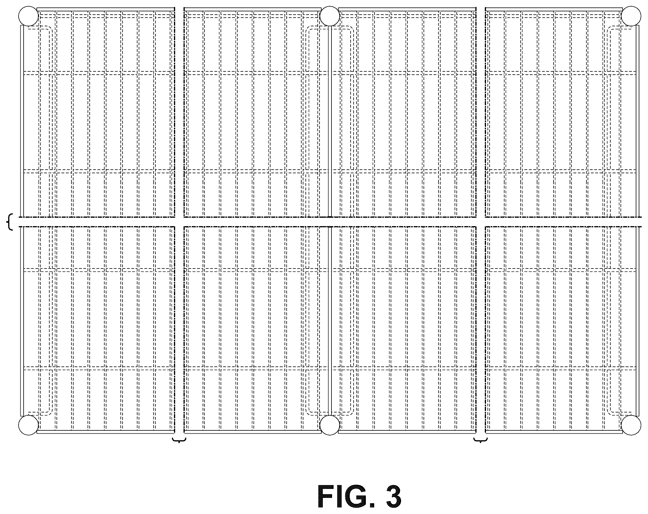Patent USD1123466 Figure 3 – Shelving unit