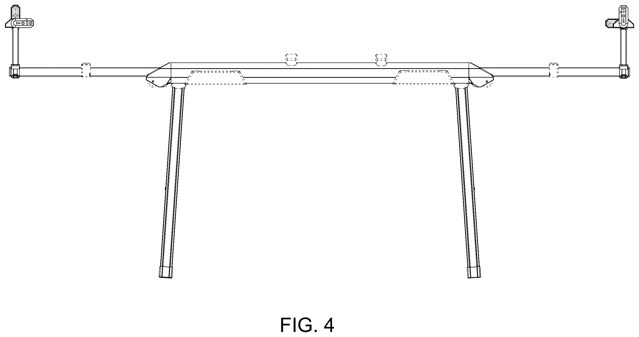 Patent USD1123468 Figure 4 – Work support stand