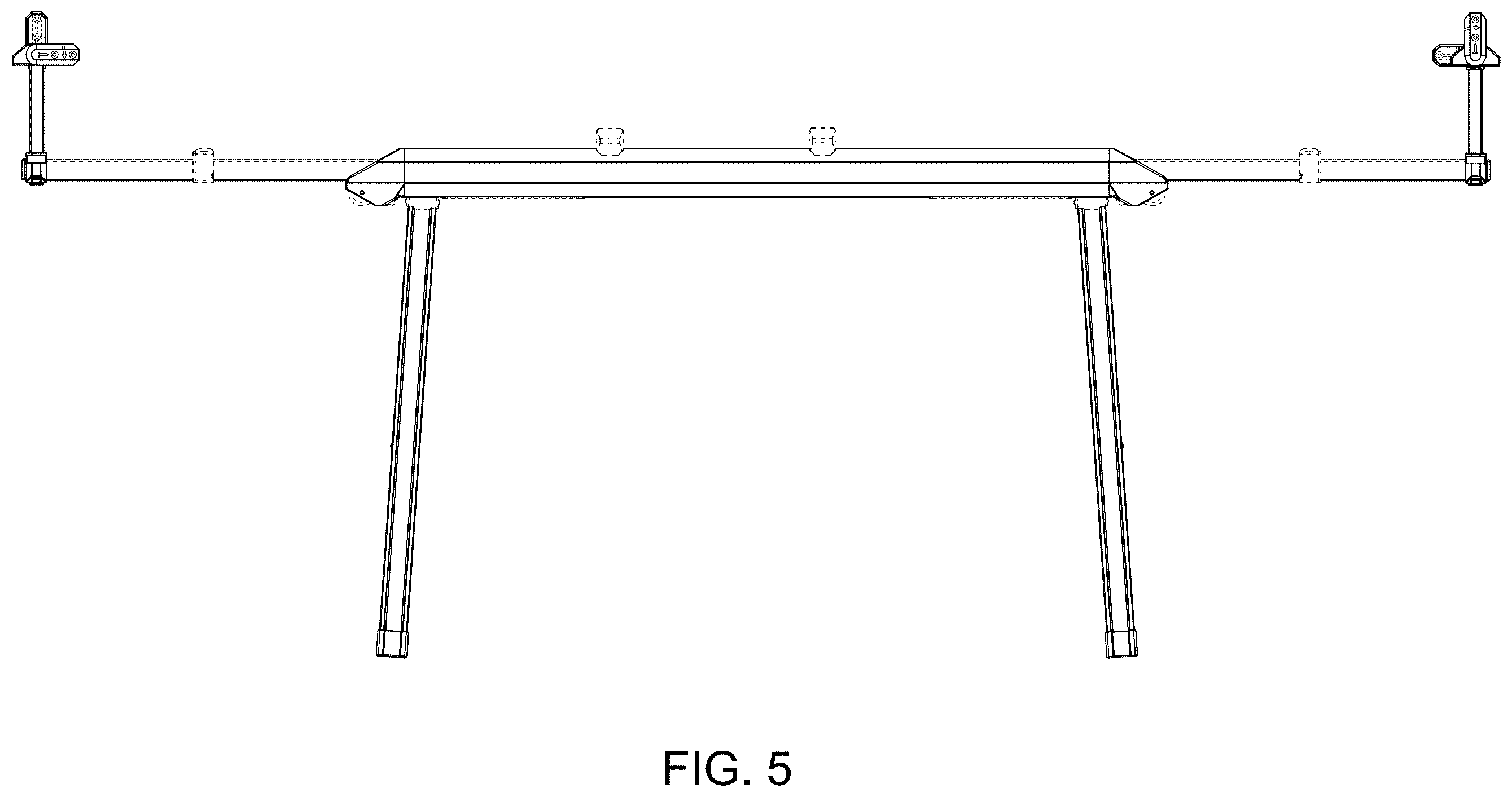 Patent USD1123468 Figure 5 – Work support stand