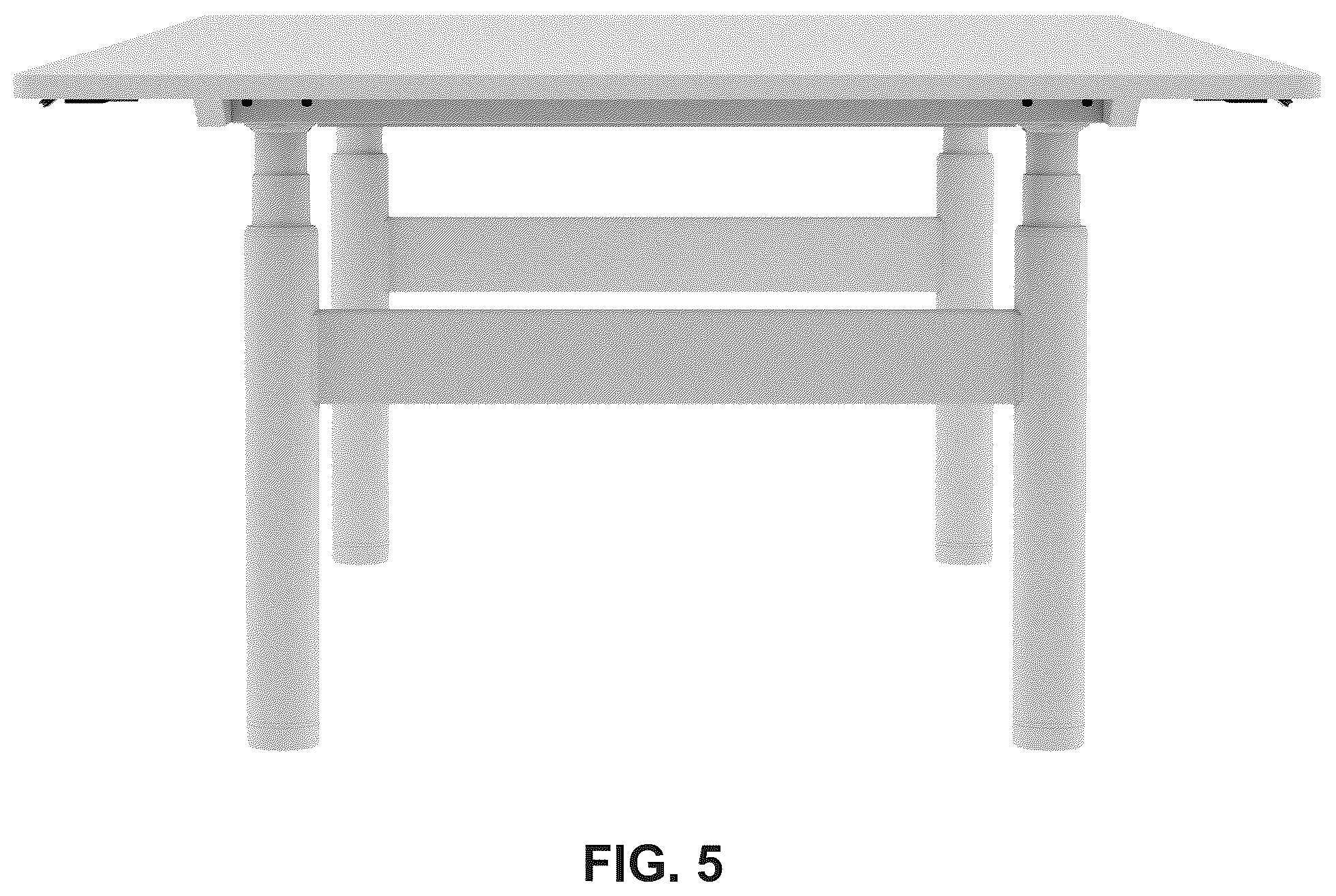 Patent USD1123469 Figure 5 – Table