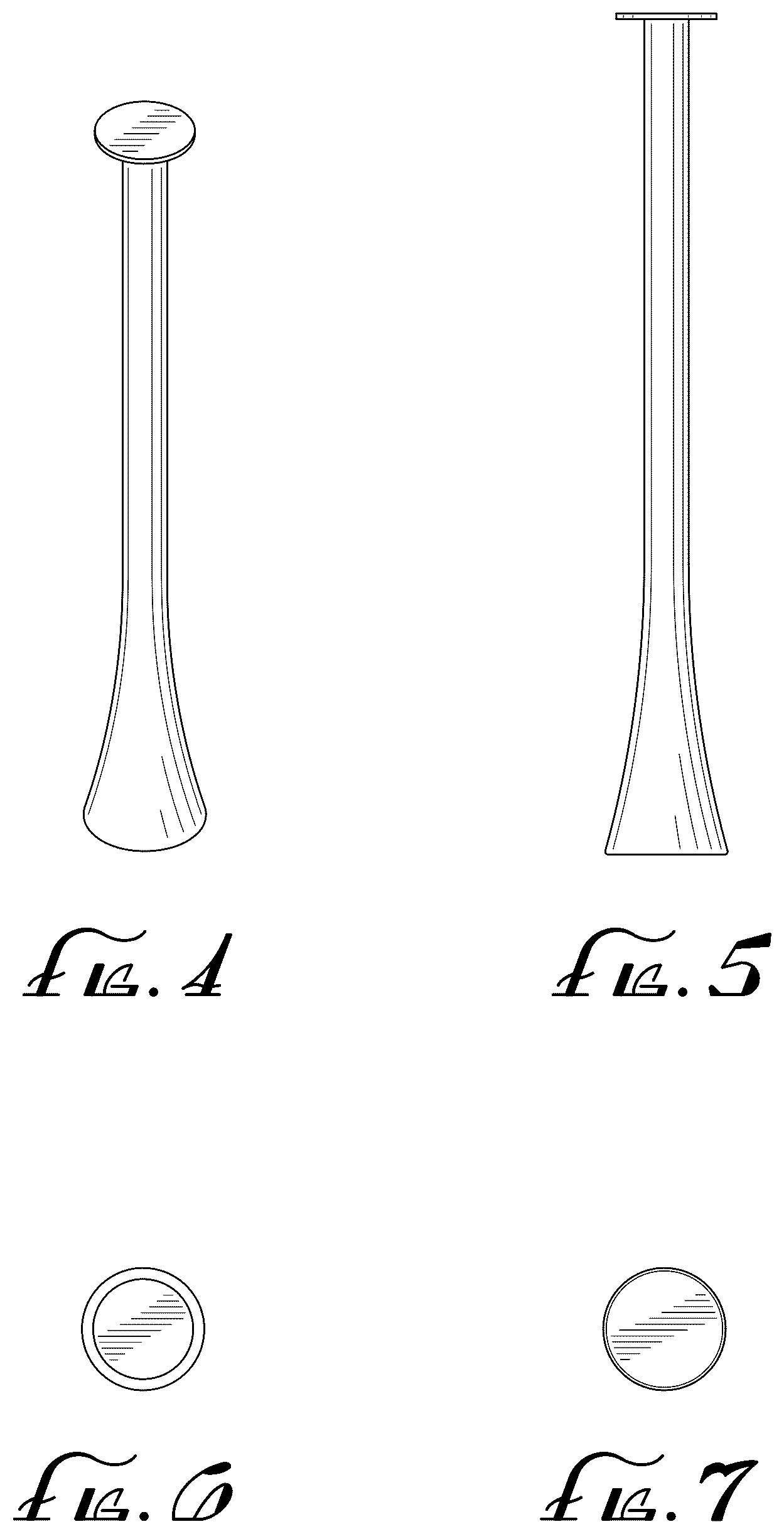 Patent USD1123471 Figure 4 – Table support