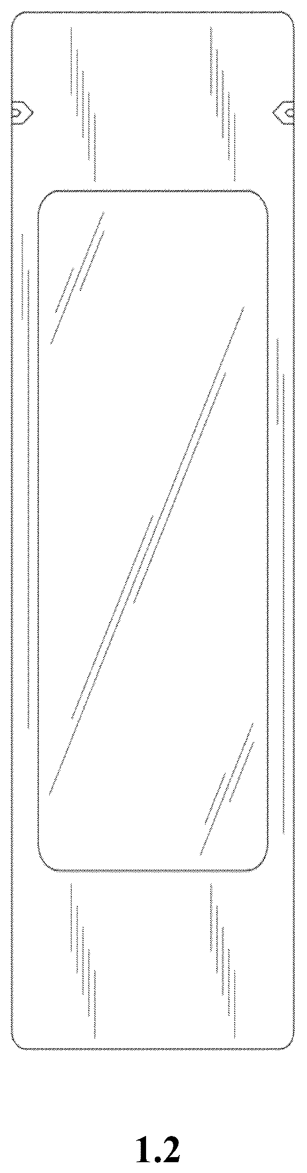 Patent USD1123475 Figure 2 – Packaging bag