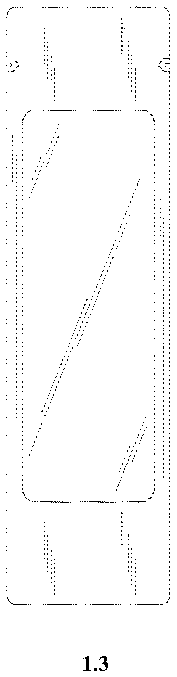 Patent USD1123475 Figure 3 – Packaging bag