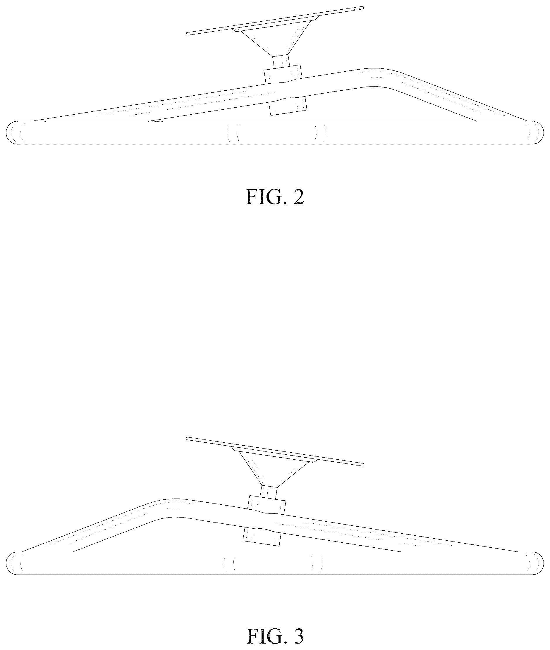 Patent USD1123476 Figure 2 – Swivel chair base