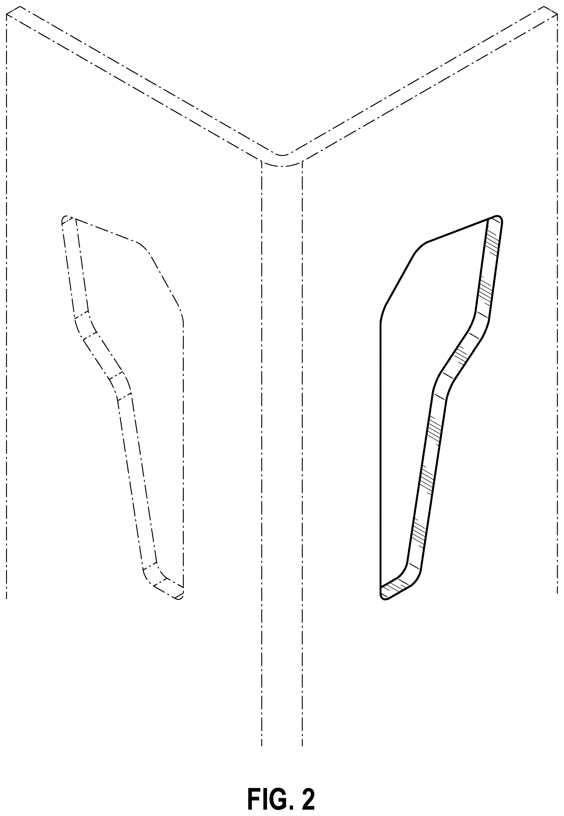 Patent USD1123478 Figure 2 – Post keyhole of a shelving unit