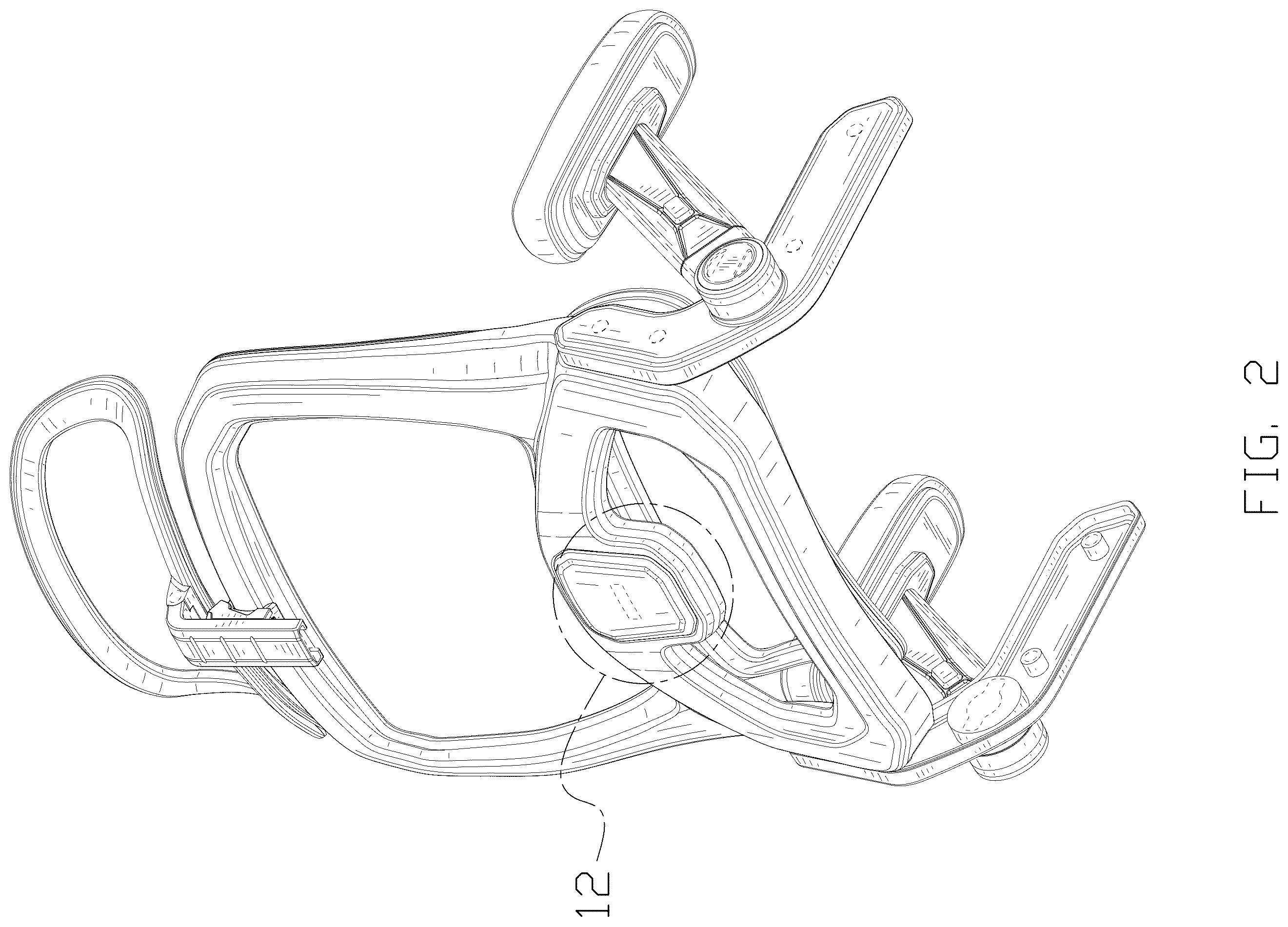Patent USD1123480 Figure 2 – Seat frame