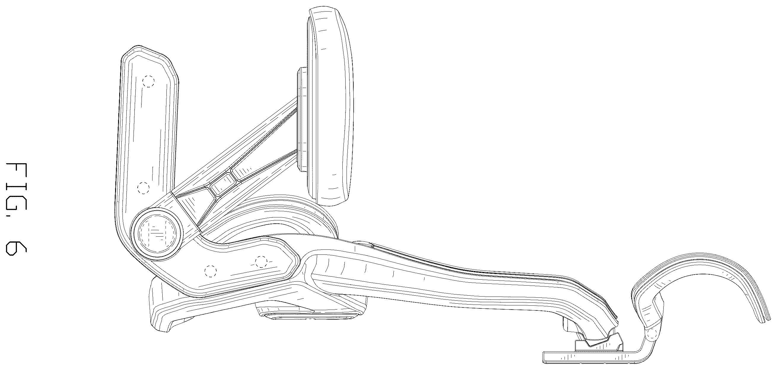 Patent USD1123480 Figure 6 – Seat frame