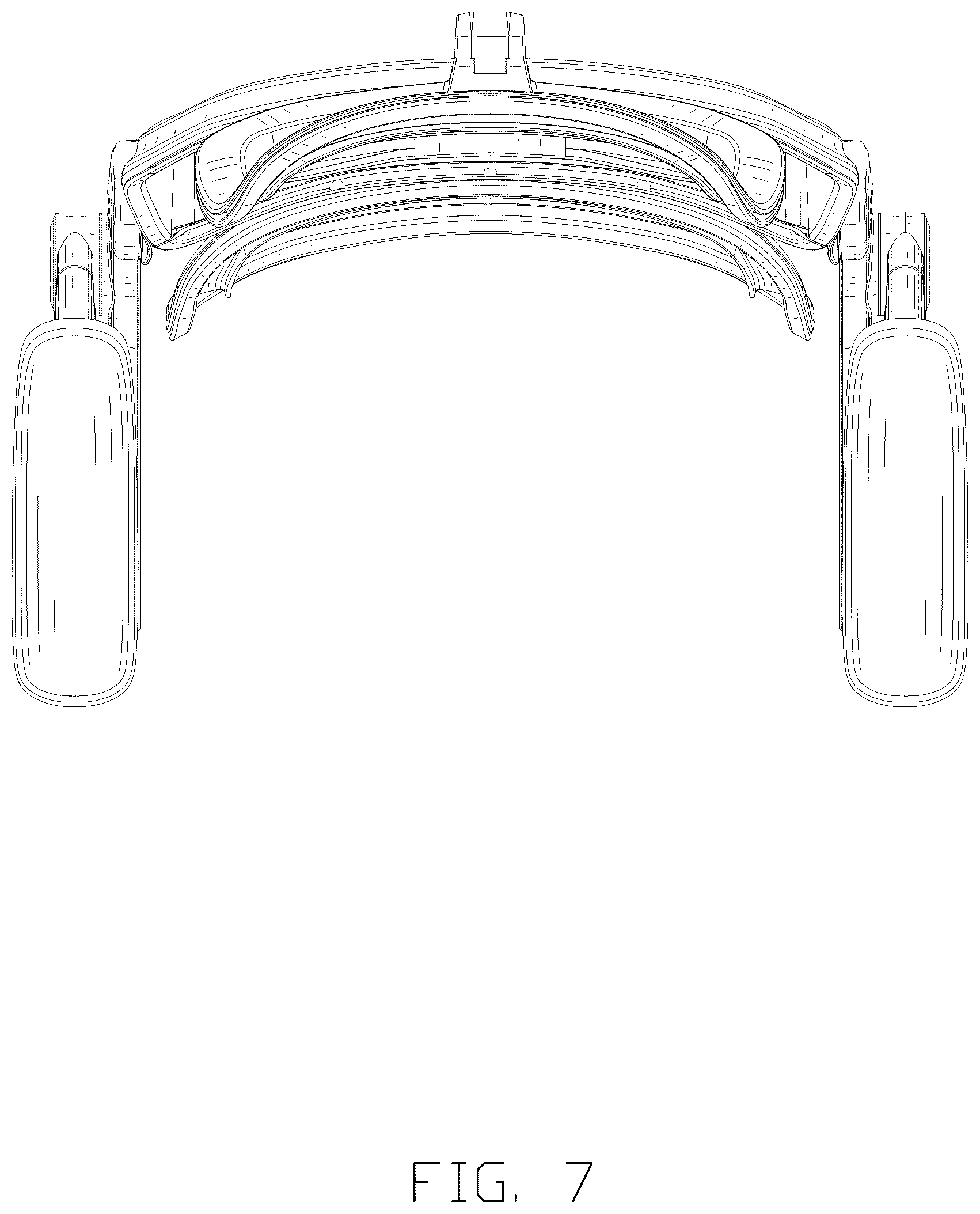 Patent USD1123480 Figure 7 – Seat frame