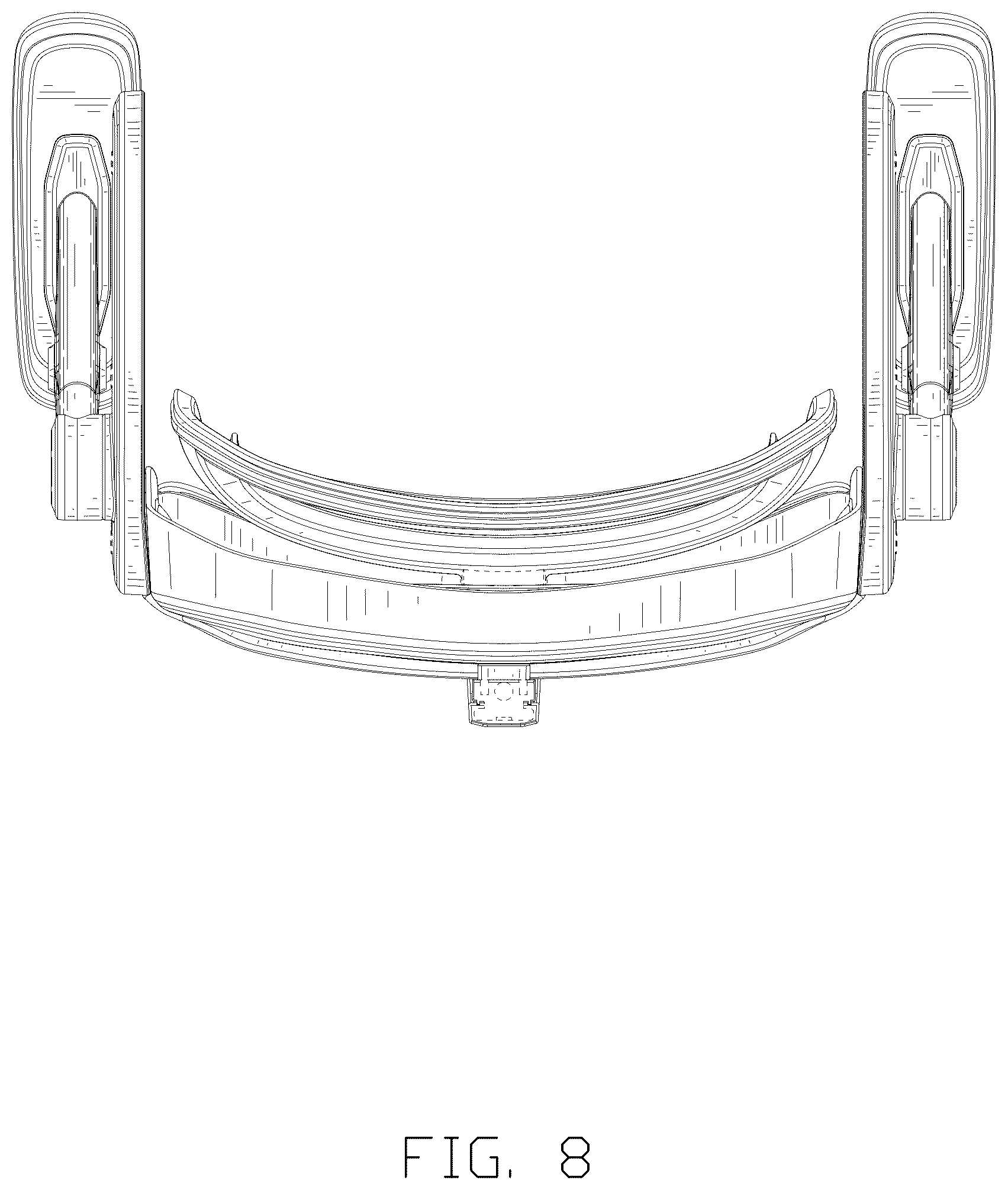 Patent USD1123480 Figure 8 – Seat frame
