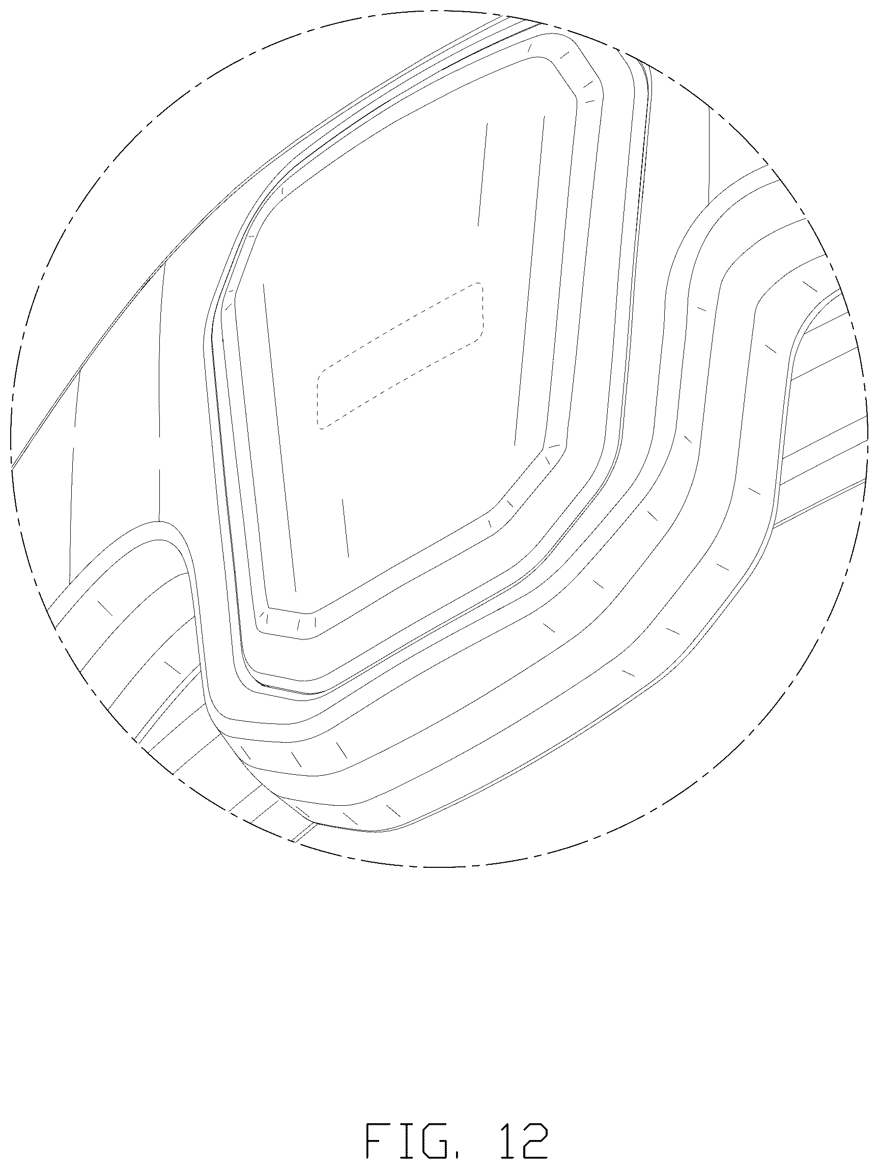 Patent USD1123480 Figure 12 – Seat frame