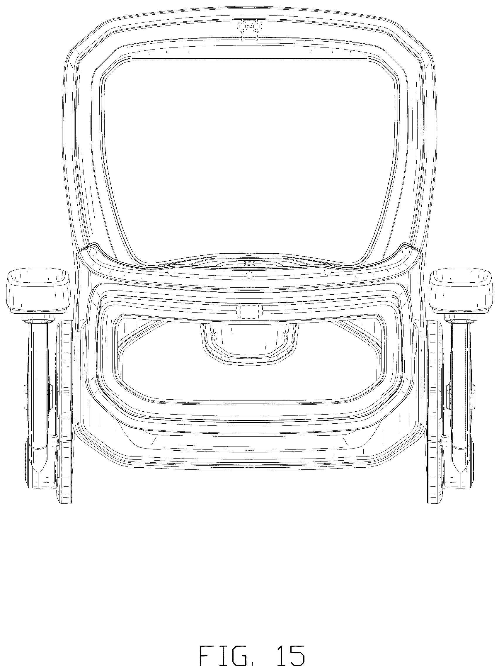 Patent USD1123480 Figure 15 – Seat frame