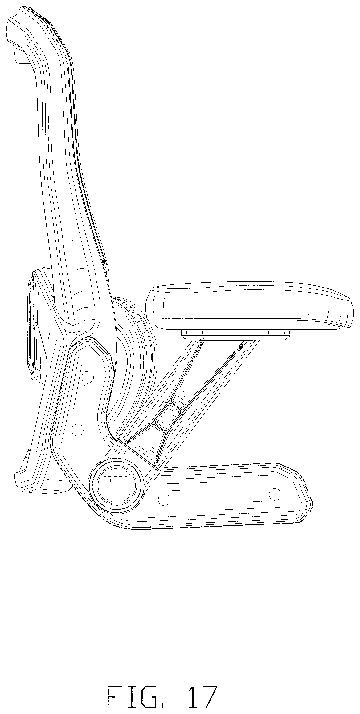 Patent USD1123480 Figure 17 – Seat frame