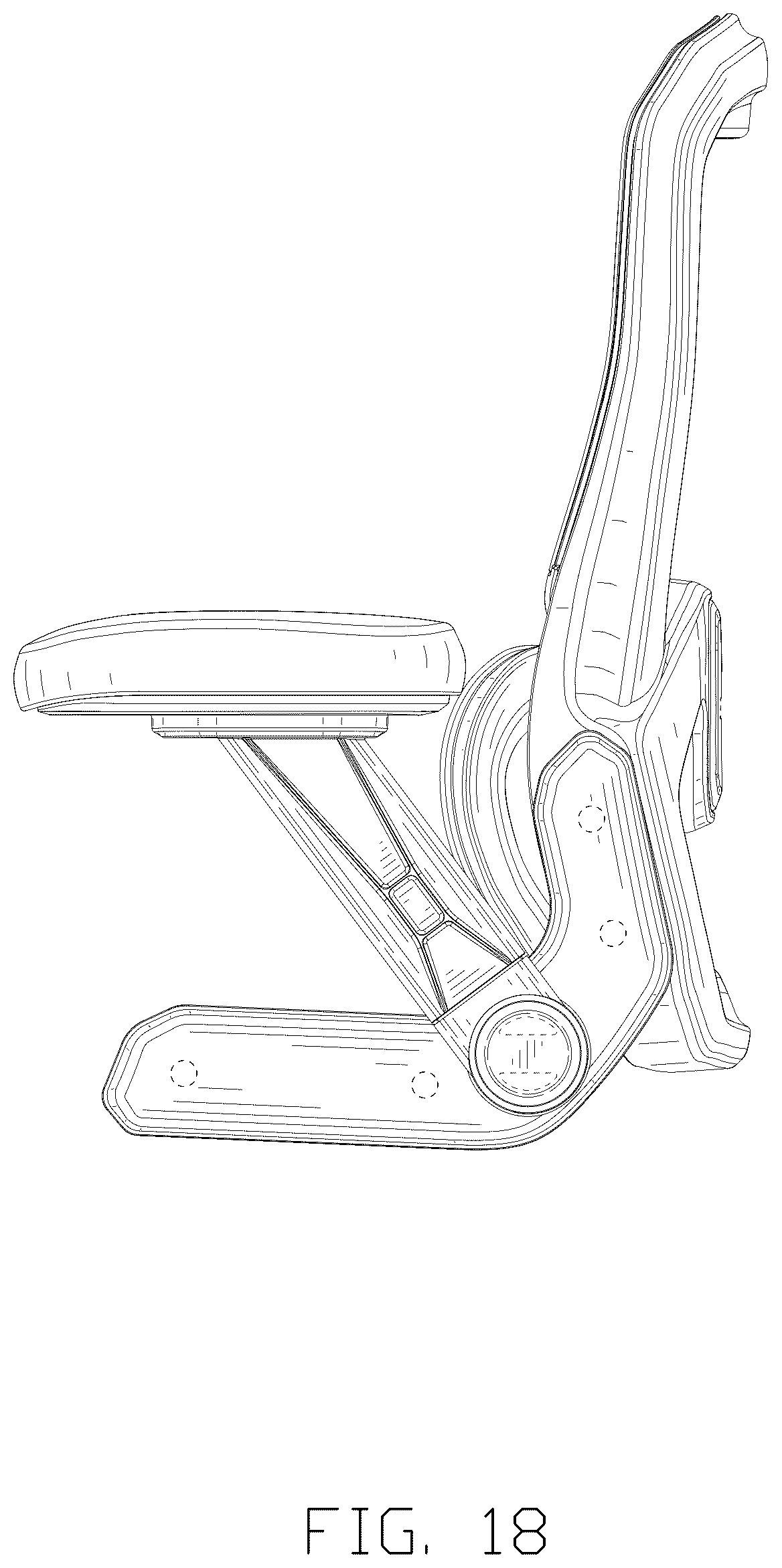 Patent USD1123480 Figure 18 – Seat frame