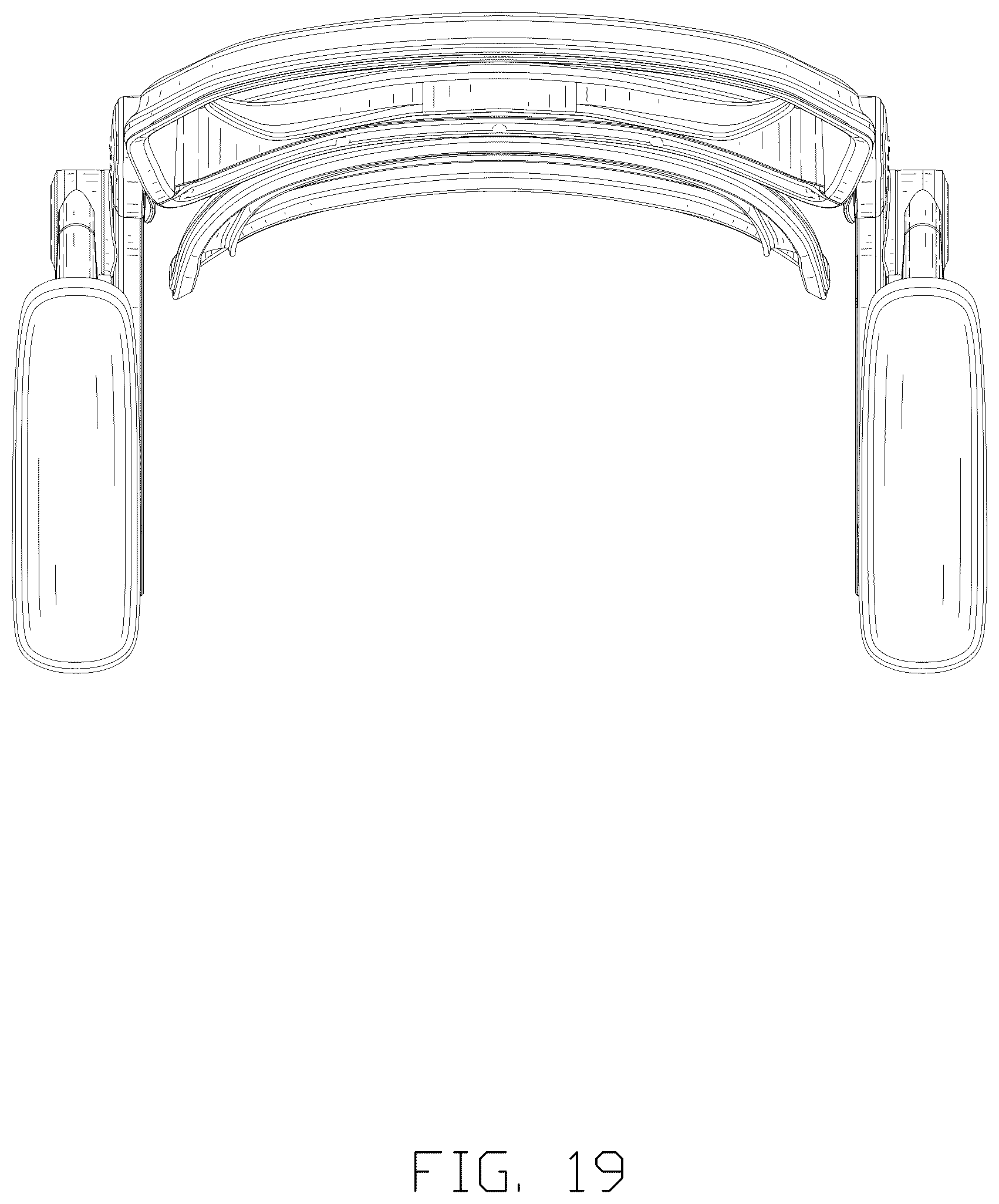 Patent USD1123480 Figure 19 – Seat frame