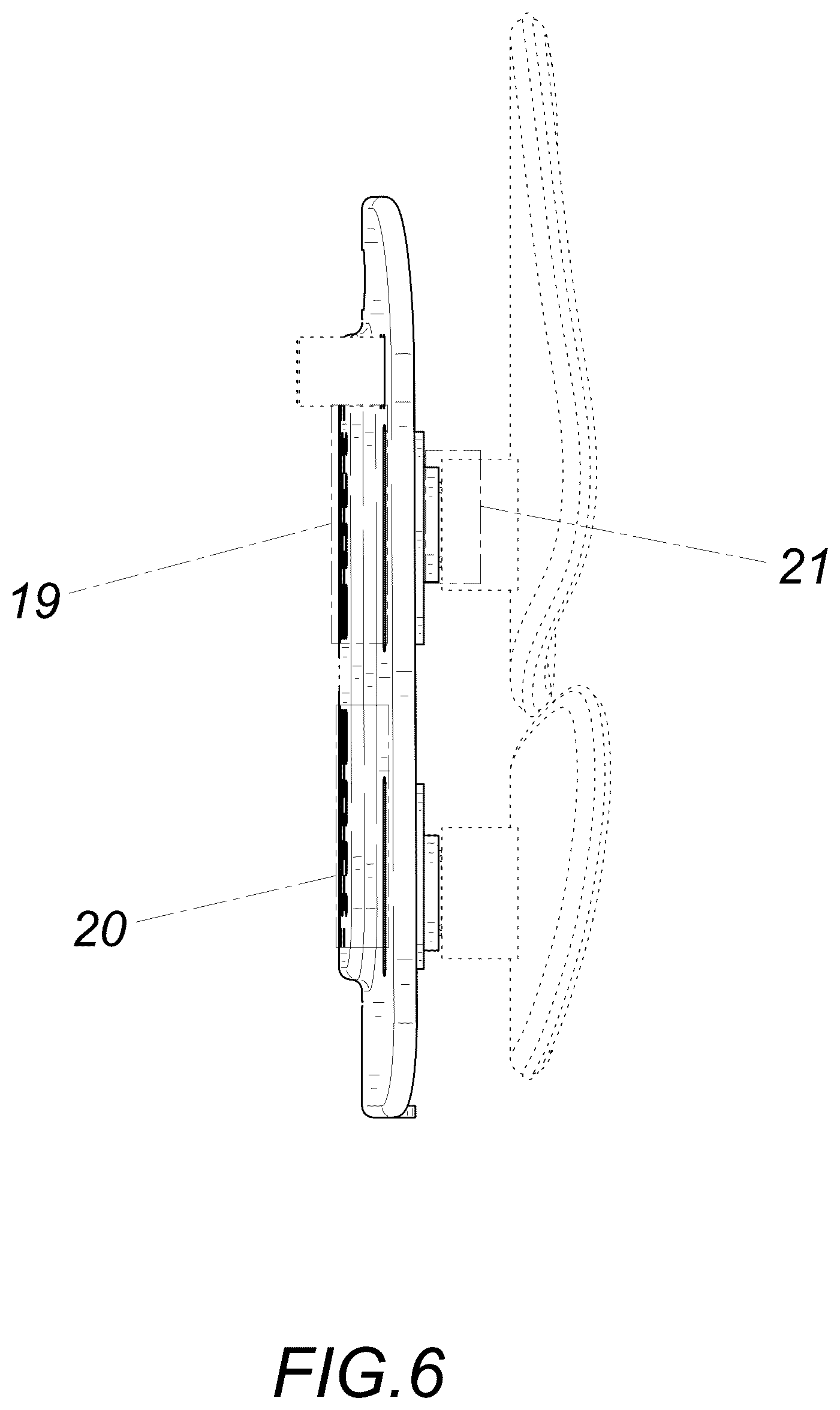 Patent USD1123481 Figure 6 – Support cushion