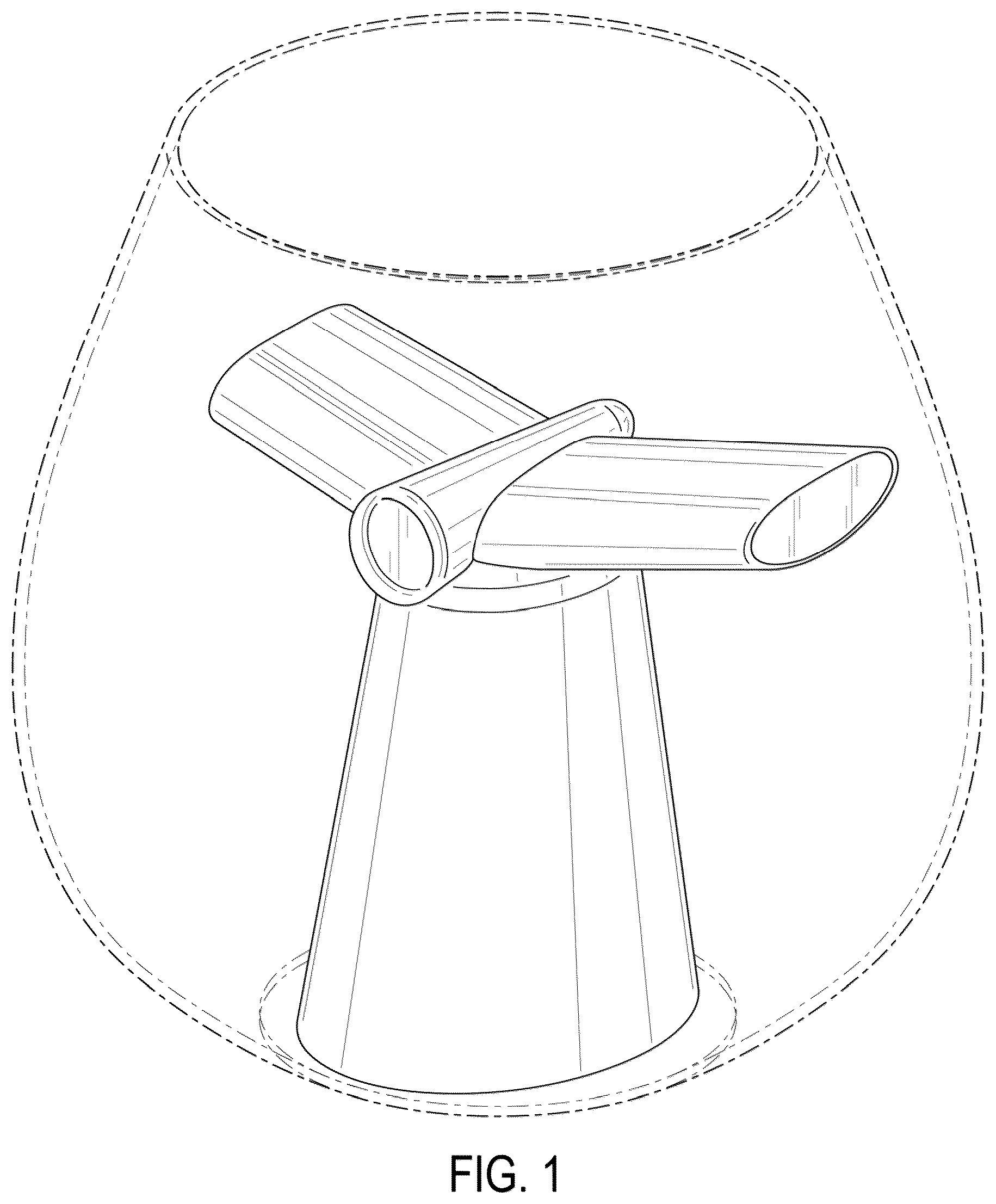 Patent USD1123482 Figure 1 – Decorative element for a container
