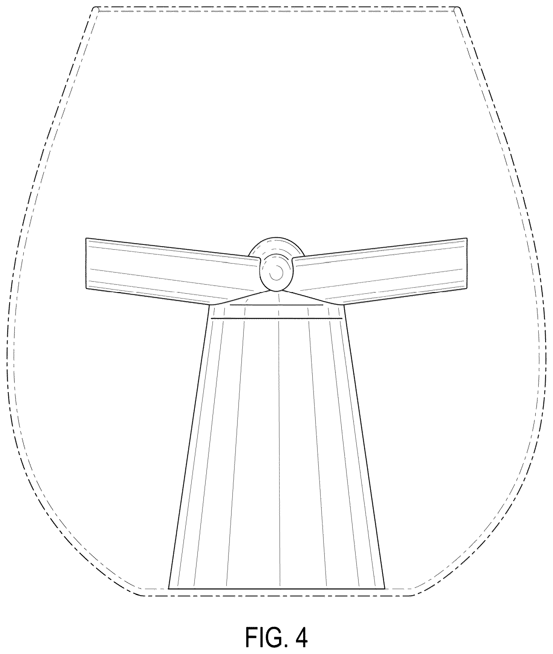 Patent USD1123482 Figure 4 – Decorative element for a container