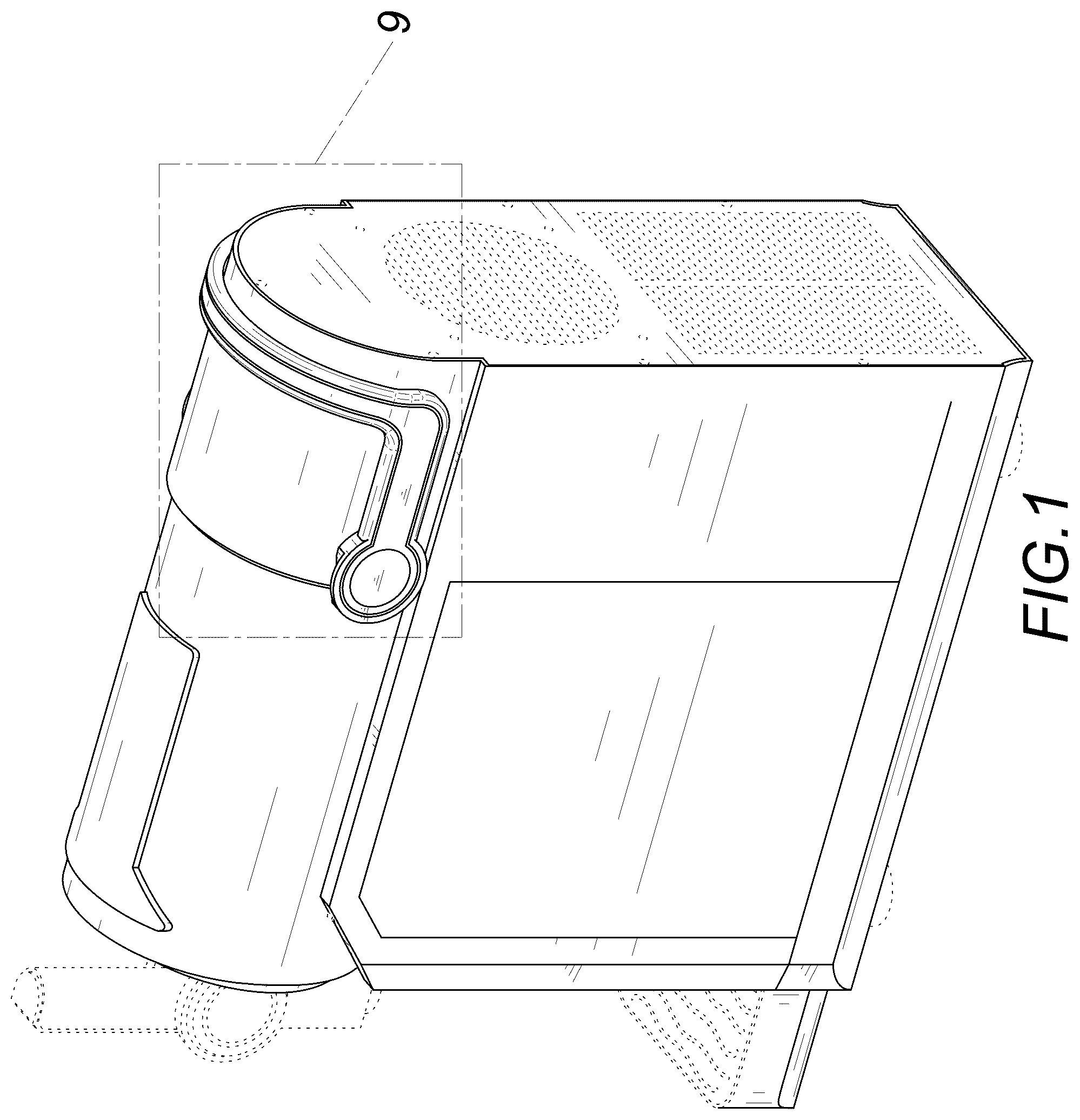 Patent USD1123489 Figure 1 – Slush machine