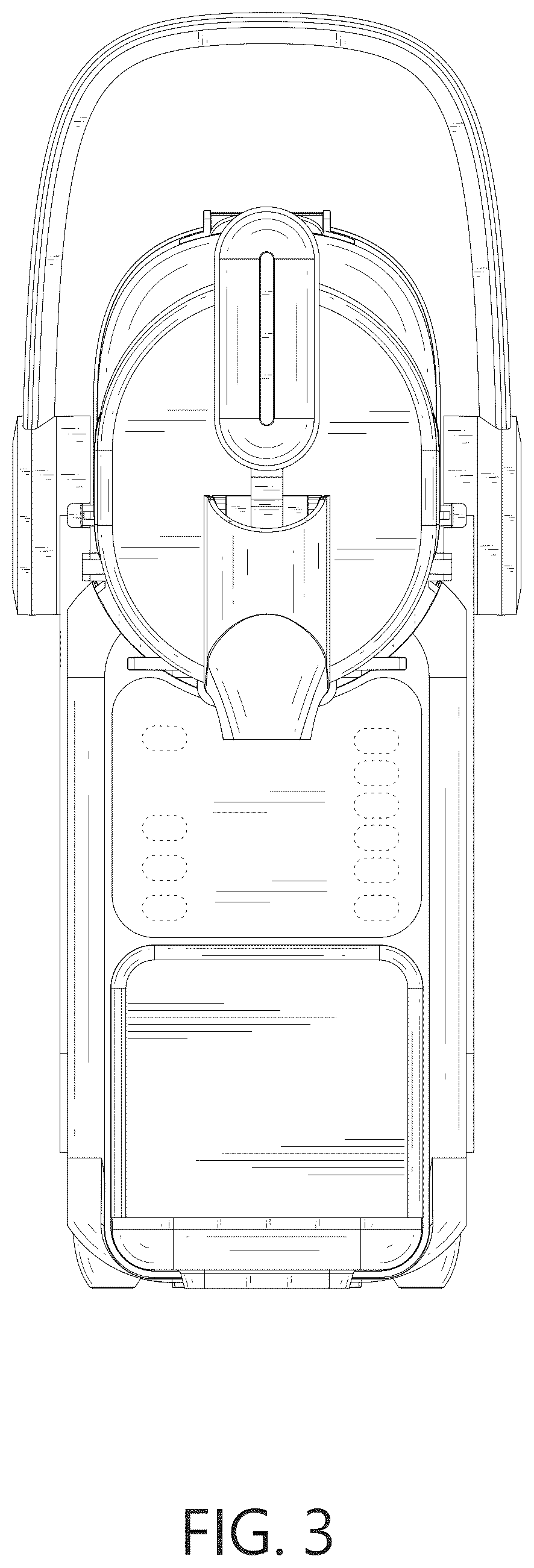 Patent USD1123490 Figure 3 – Slushie machine
