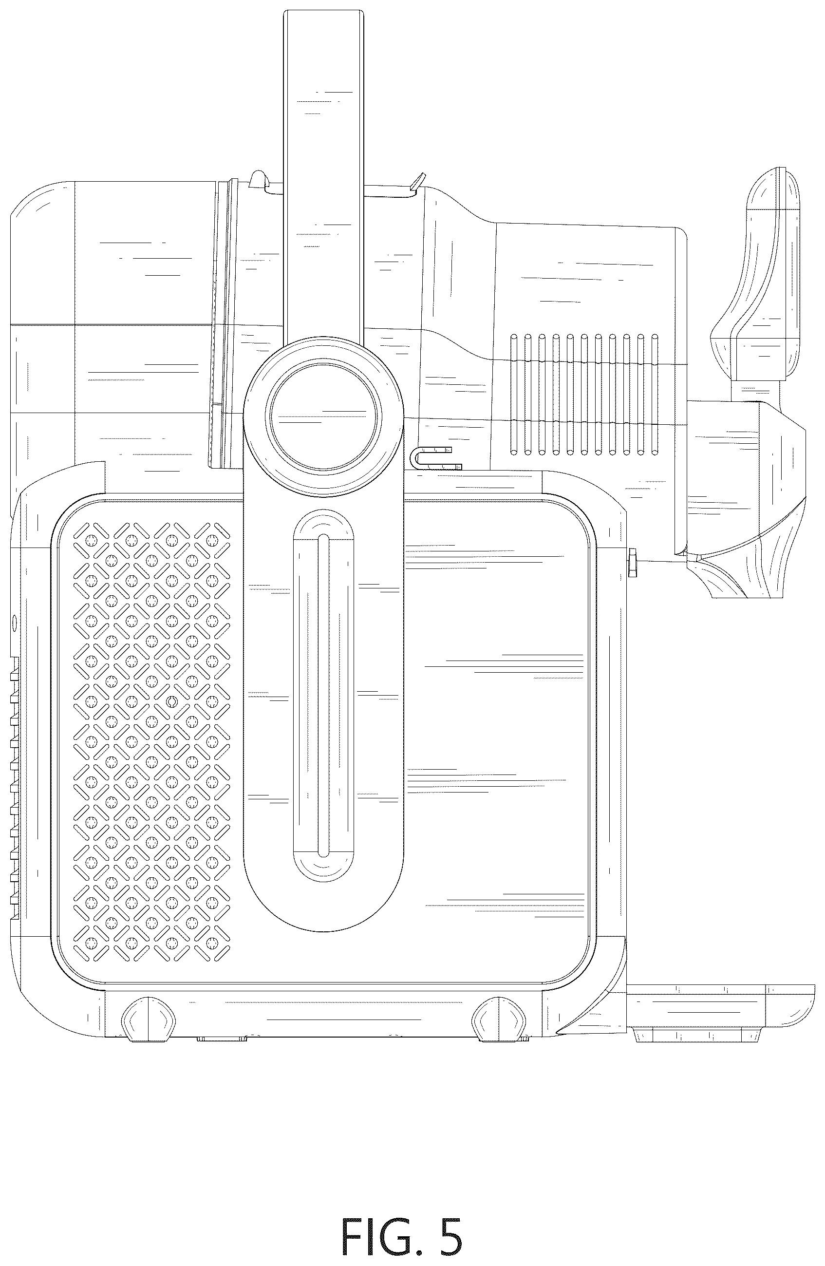 Patent USD1123490 Figure 5 – Slushie machine