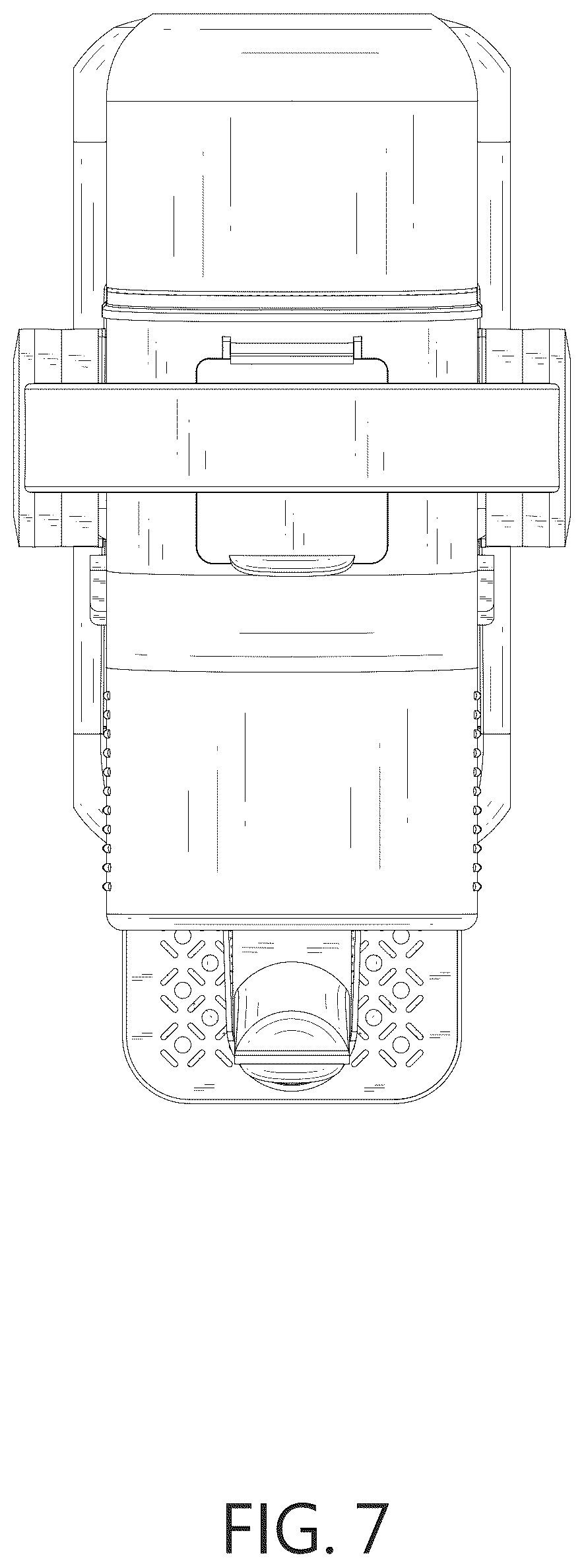 Patent USD1123490 Figure 7 – Slushie machine