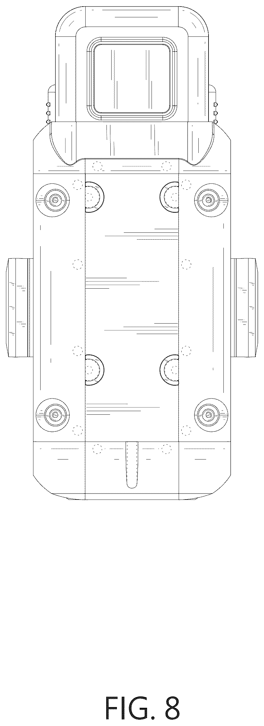 Patent USD1123490 Figure 8 – Slushie machine