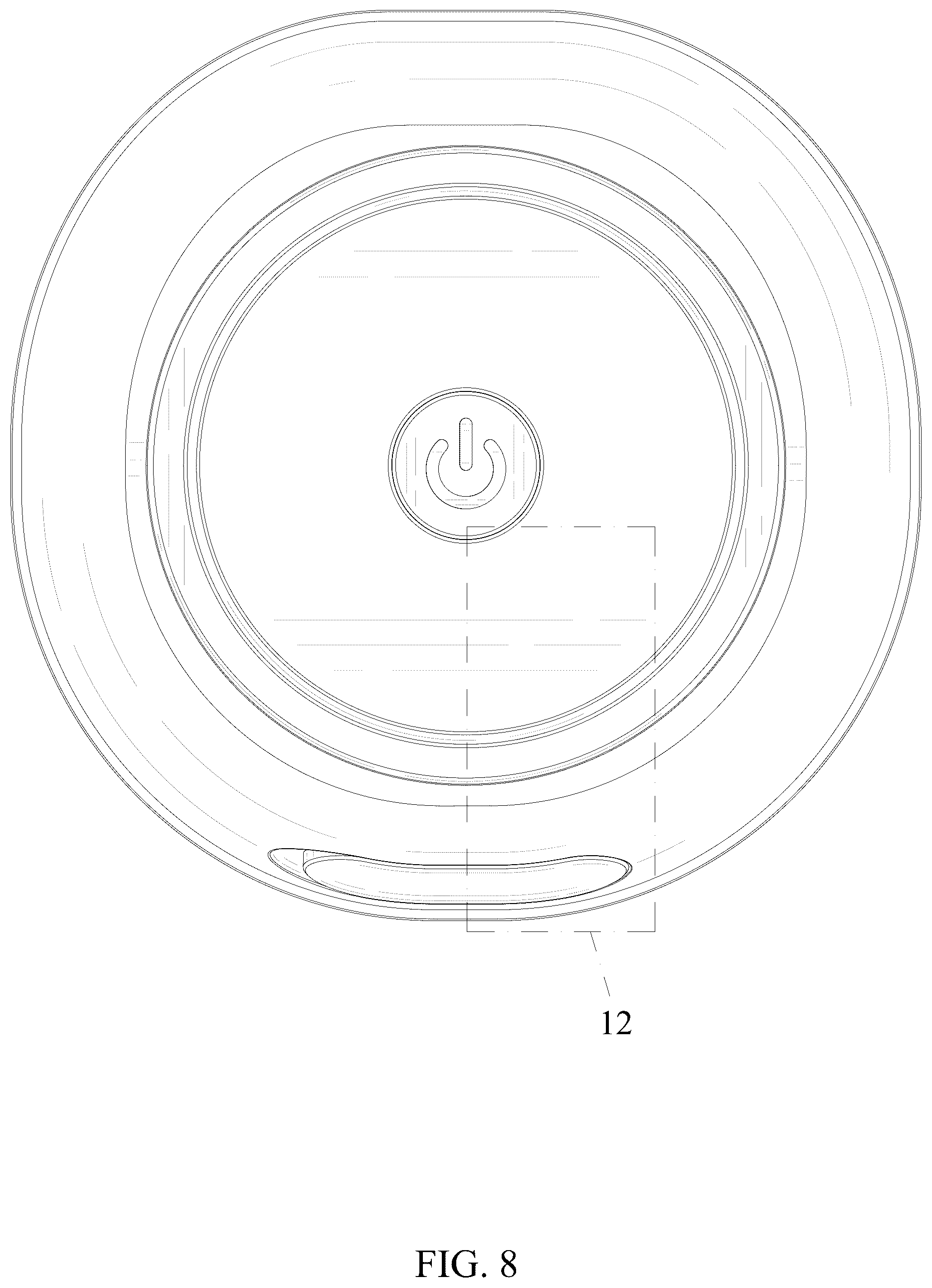 Patent USD1123492 Figure 8 – Milk warmer