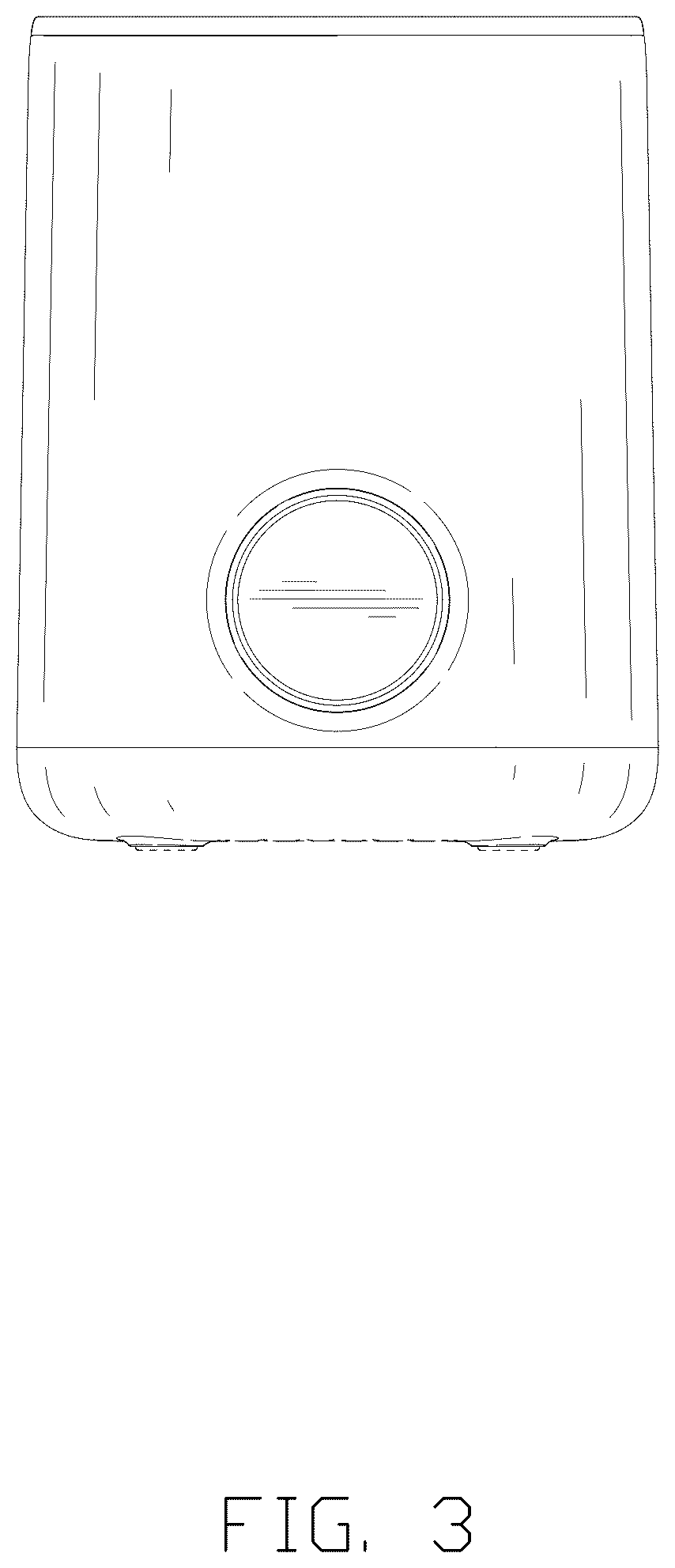 Patent USD1123493 Figure 3 – Bottle warmer