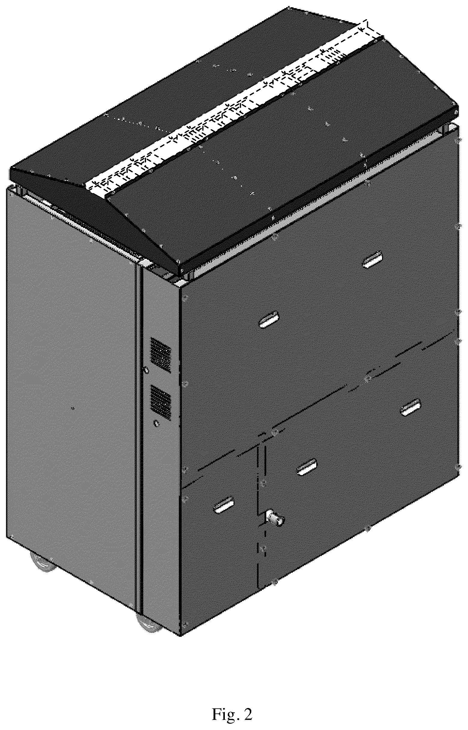 Patent USD1123494 Figure 2 – Barbeque grill