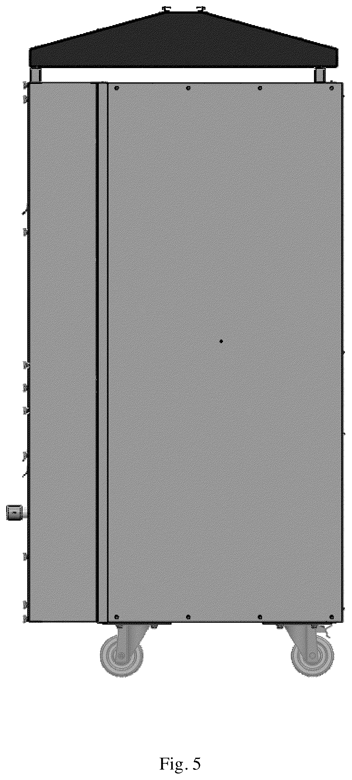 Patent USD1123494 Figure 5 – Barbeque grill