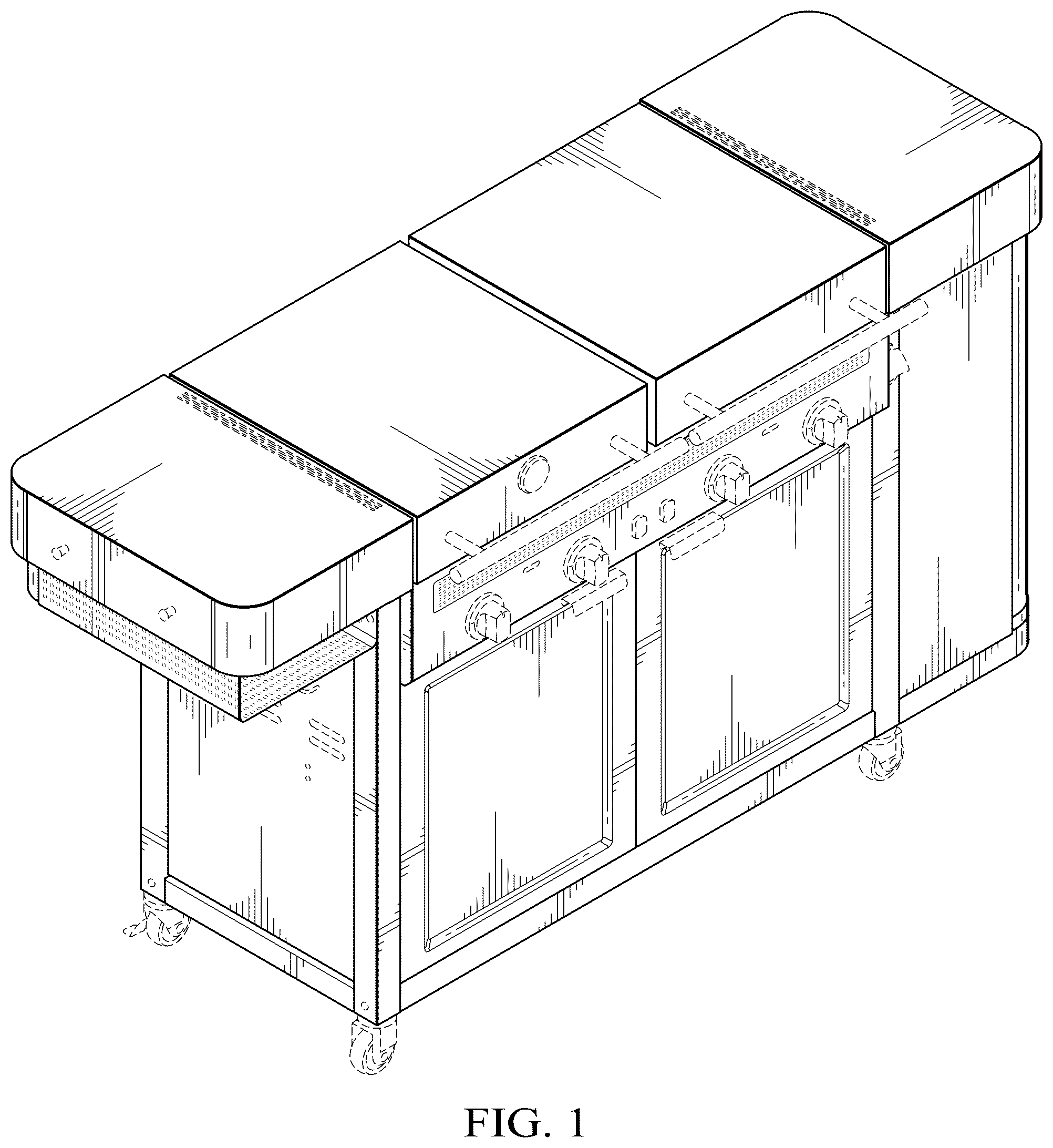 Patent USD1123495 — Mini kitchen — Figure 1