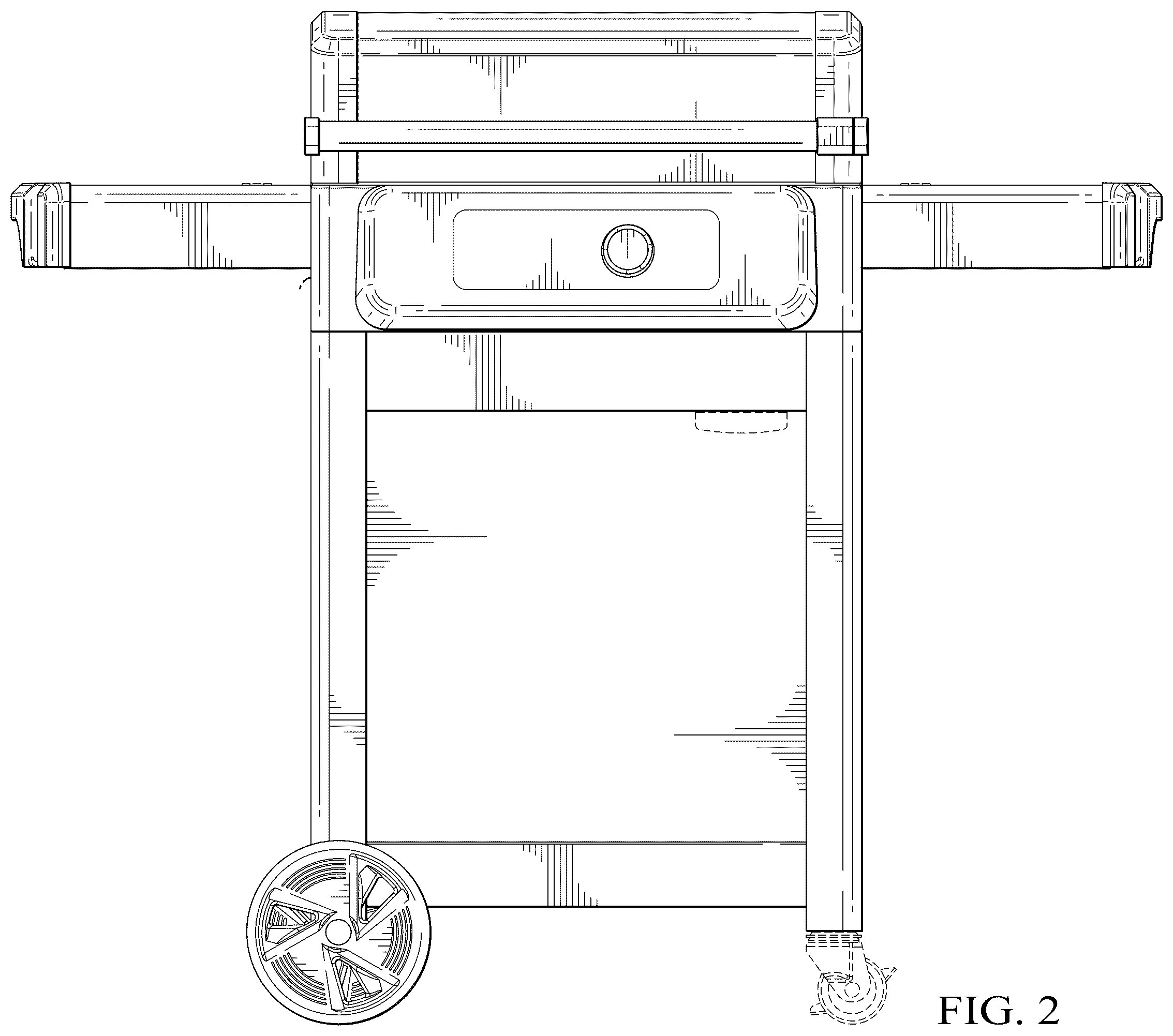Patent USD1123496 Figure 2 – Griddle