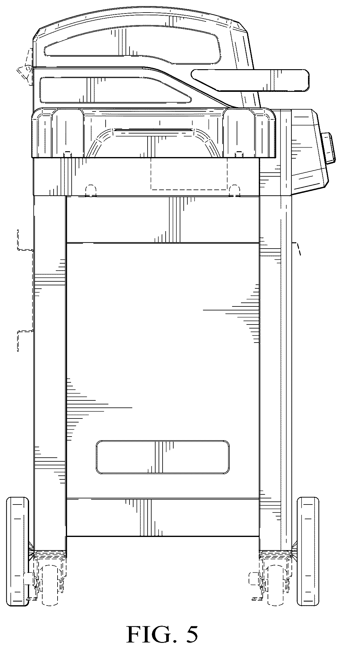 Patent USD1123496 Figure 5 – Griddle