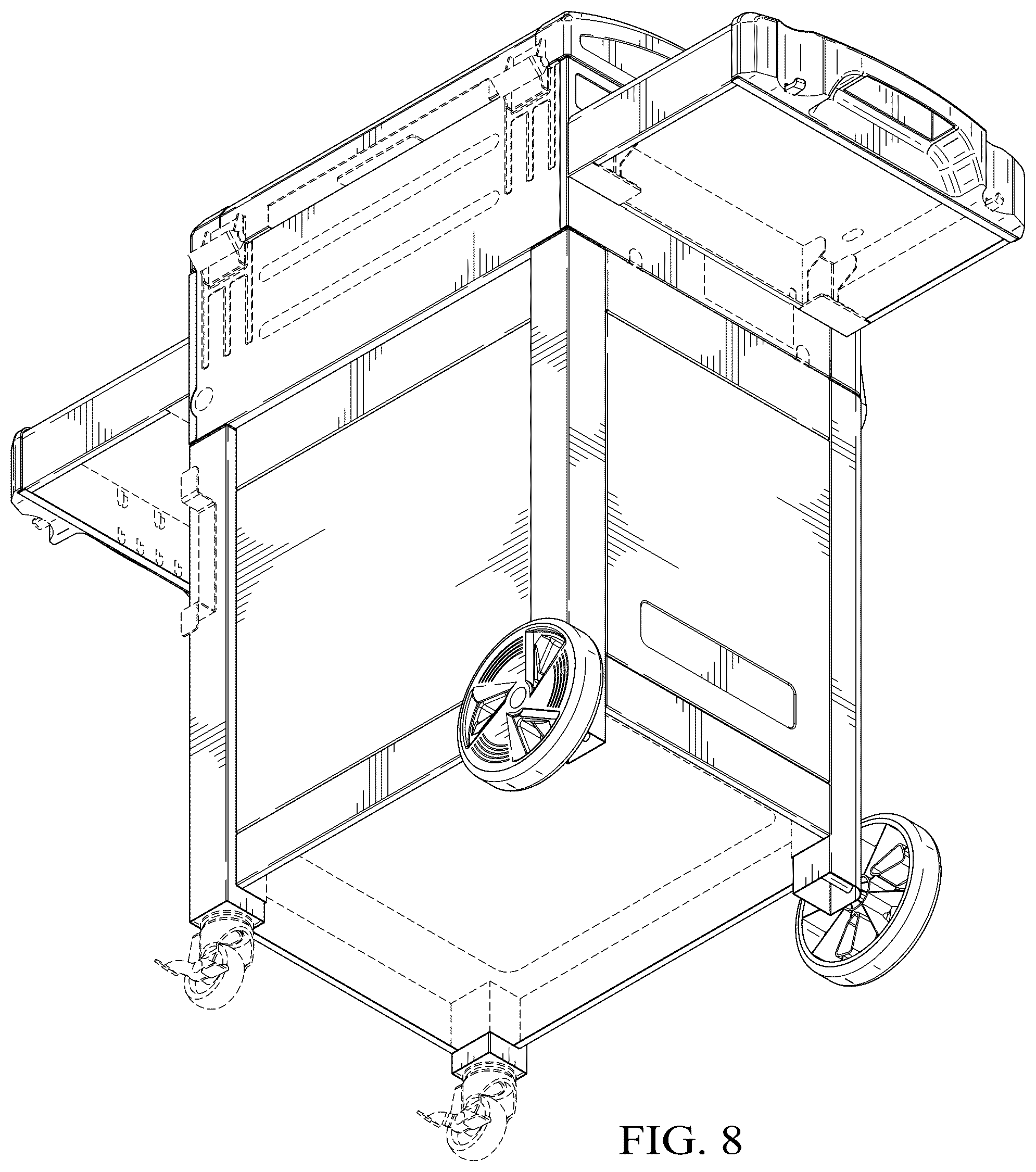 Patent USD1123496 Figure 8 – Griddle