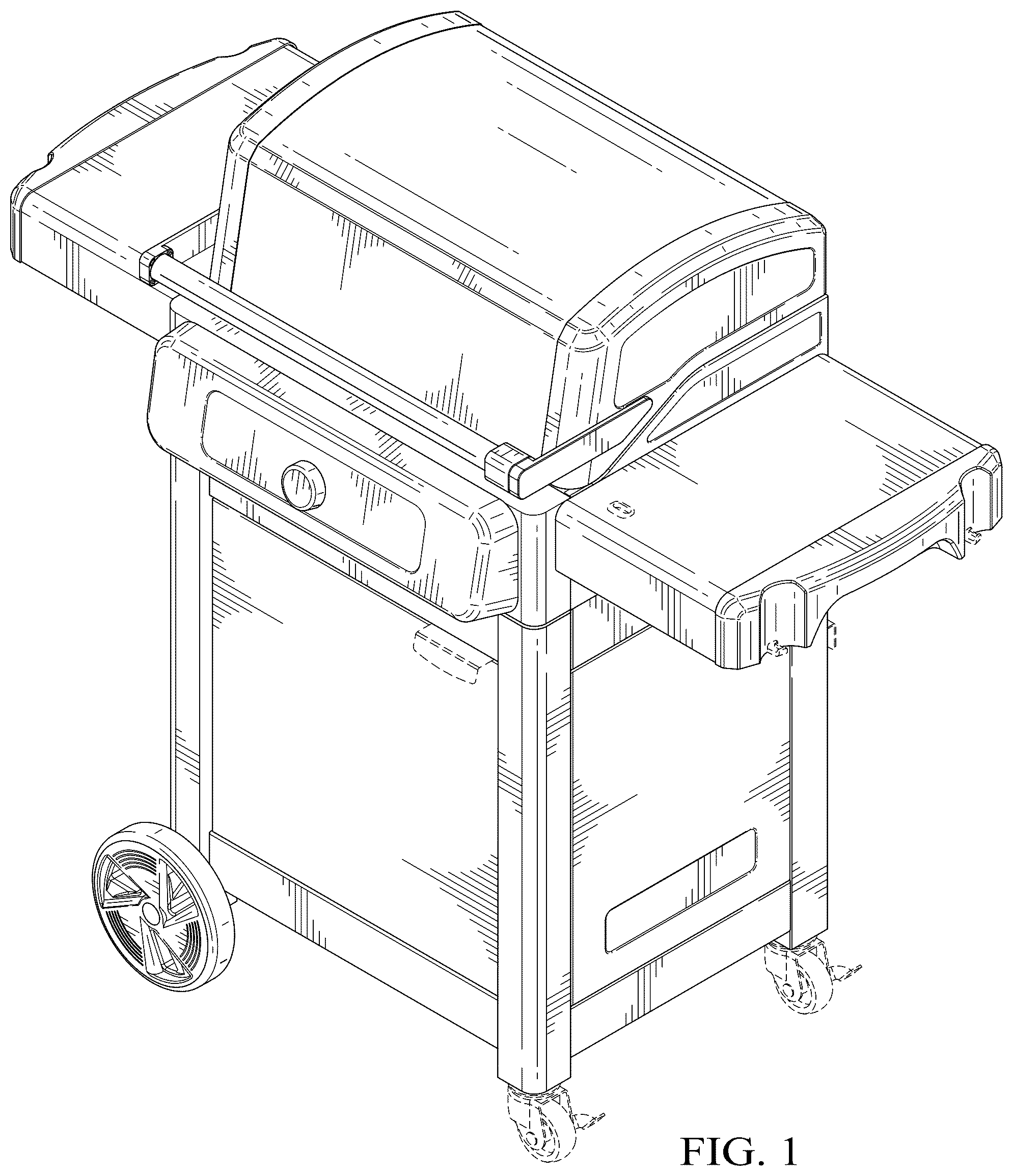 Patent USD1123497 Figure 1 – Grill