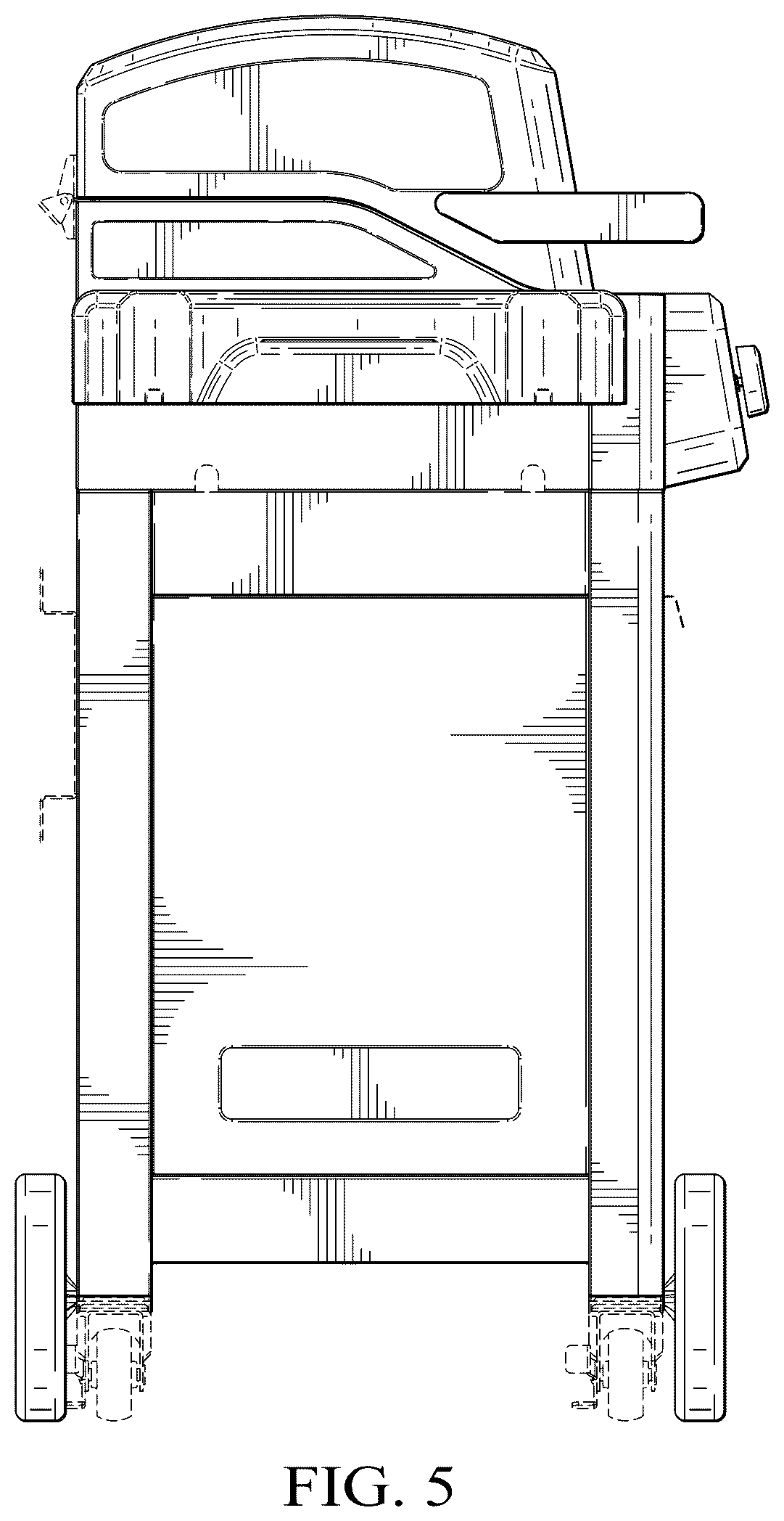 Patent USD1123497 Figure 5 – Grill