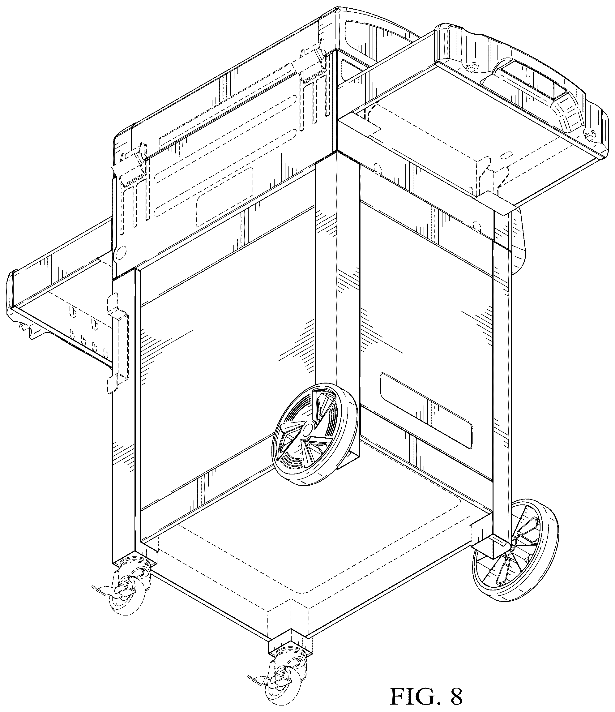 Patent USD1123497 Figure 8 – Grill