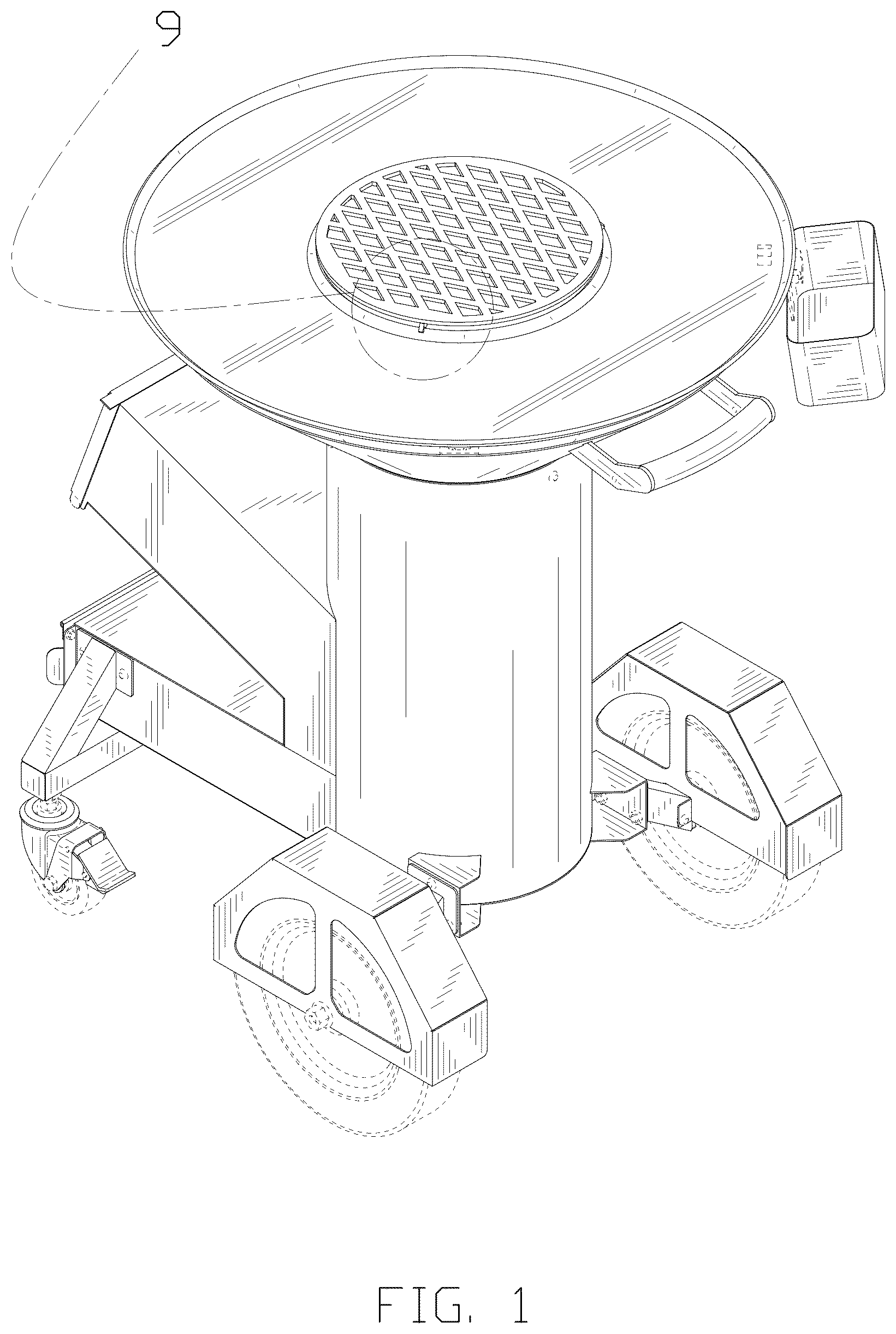 Patent USD1123499 — Grill oven — Figure 1