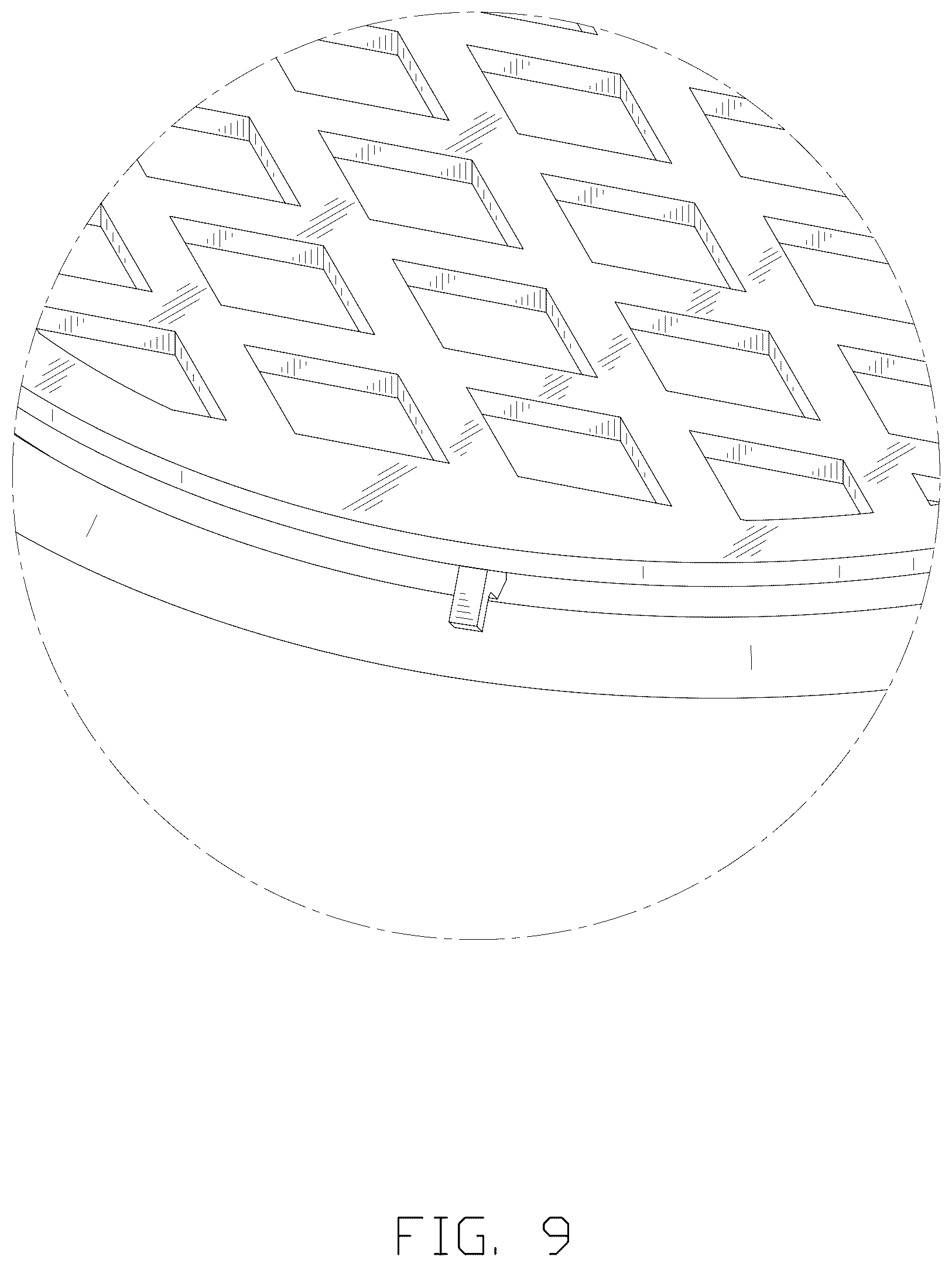 Patent USD1123499 Figure 9 – Grill oven