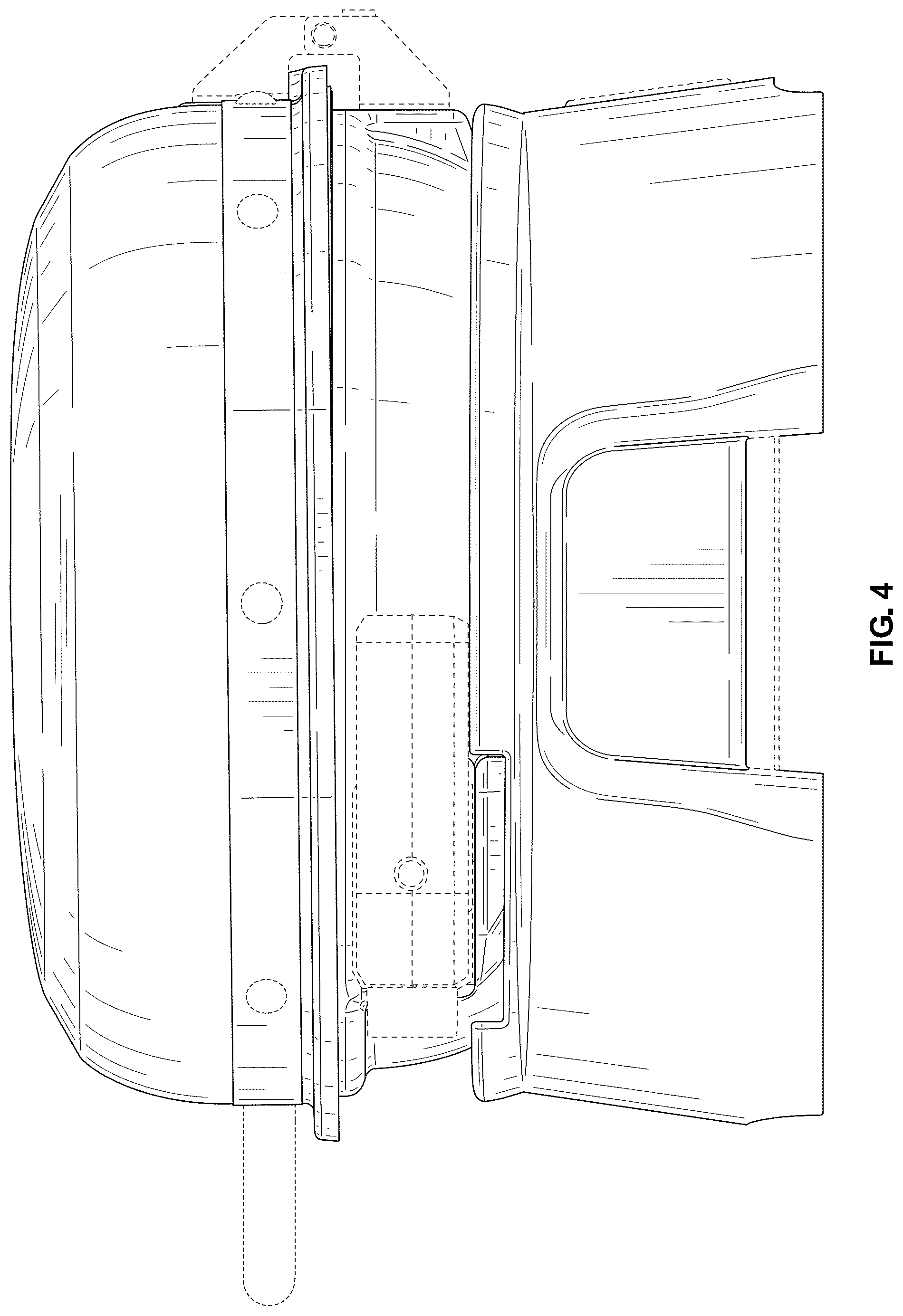Patent USD1123500 Figure 4 – Portable grill